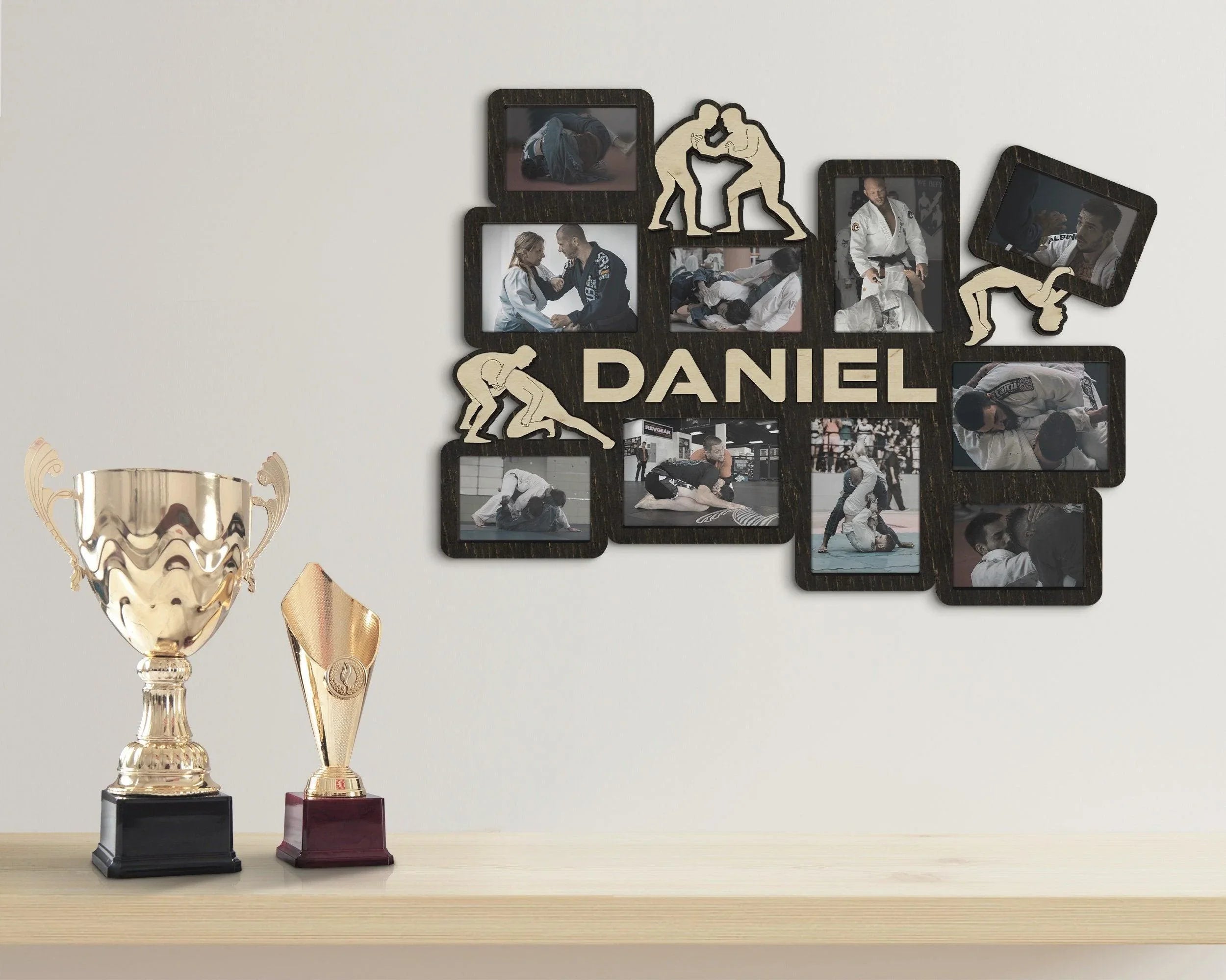 Wrestling Picture Frame | Personalized Sports Photo Collage - The Frame Depot