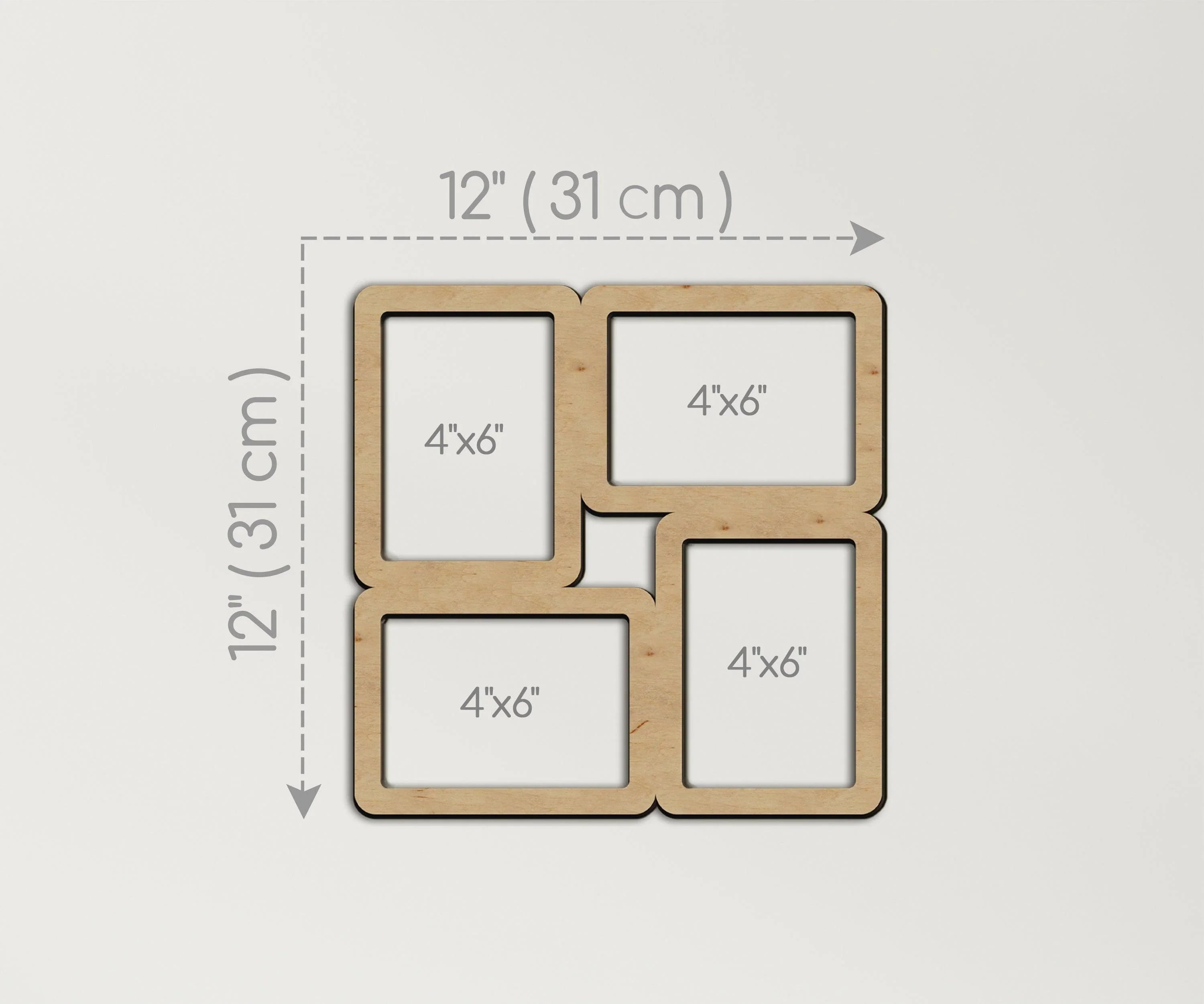 Geometric Photo Collage Frame | Square Picture Set - The Frame Depot