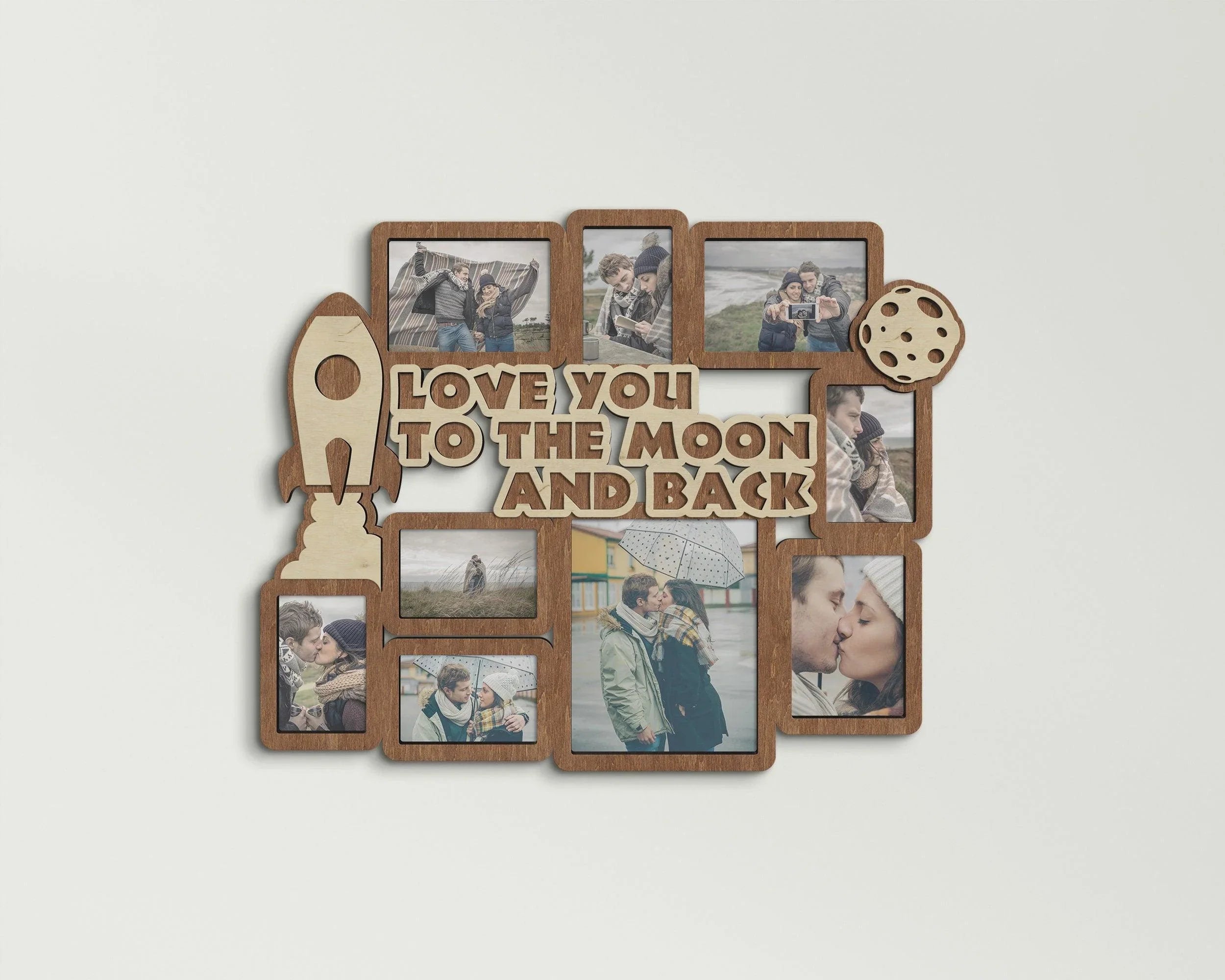 Love You to the Moon and Back | Custom Picture Frame Collage - The Frame Depot