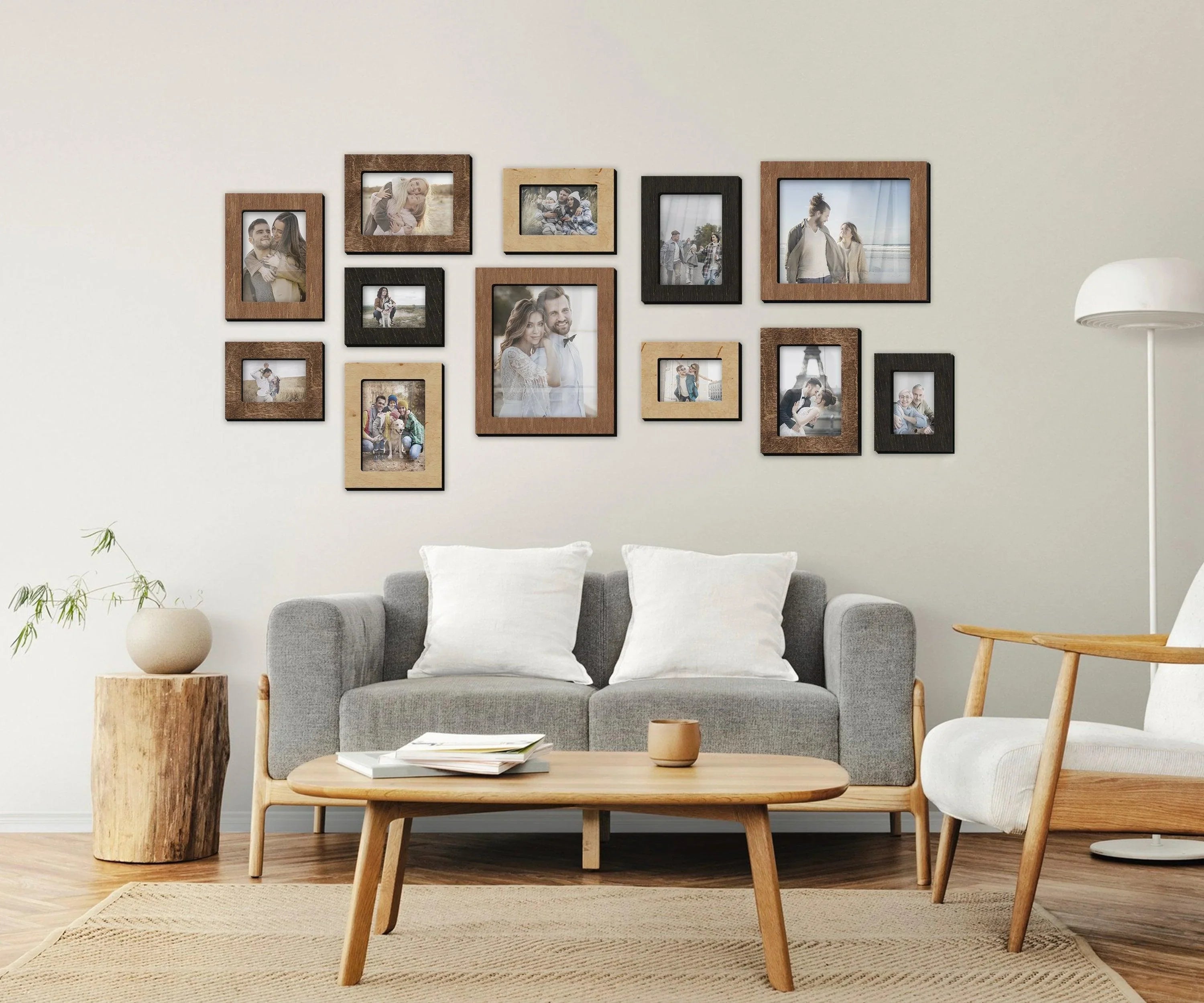 Custom Photo Frame with Square Edges | Wooden Picture Frames - The Frame Depot