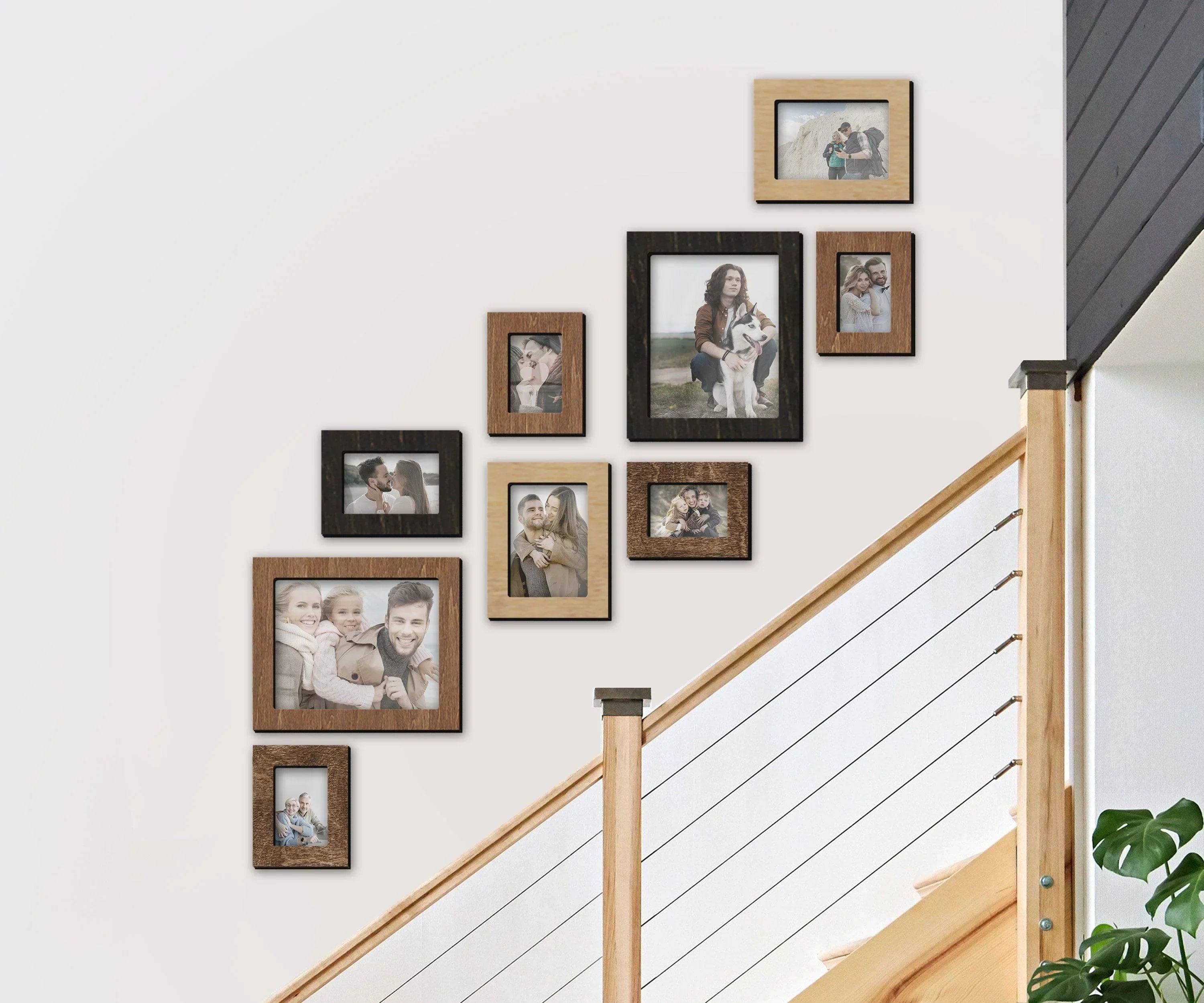 Custom Photo Frame with Square Edges | Wooden Picture Frames - The Frame Depot