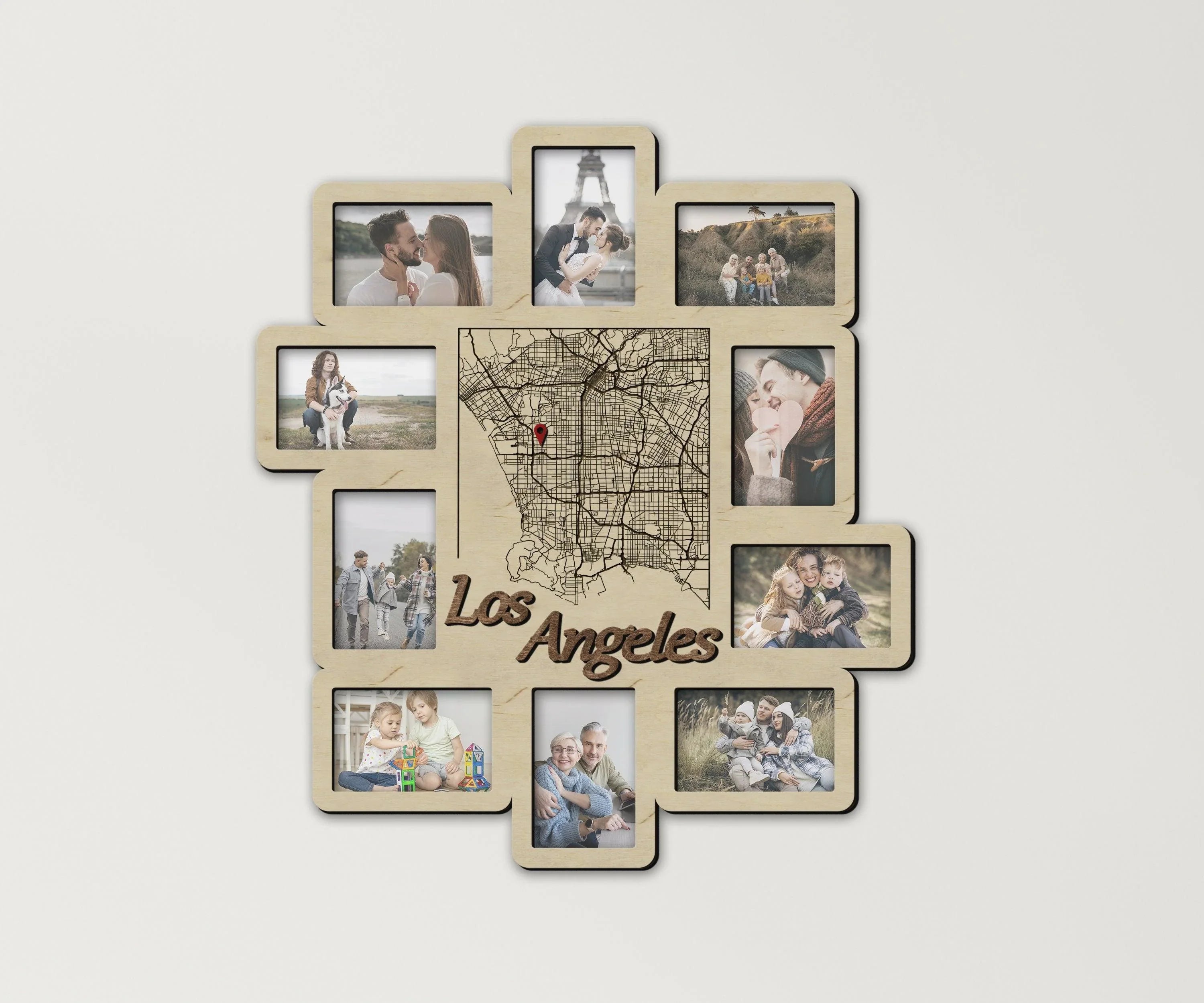 City Map Photo Collage | Custom City Picture Frames - The Frame Depot