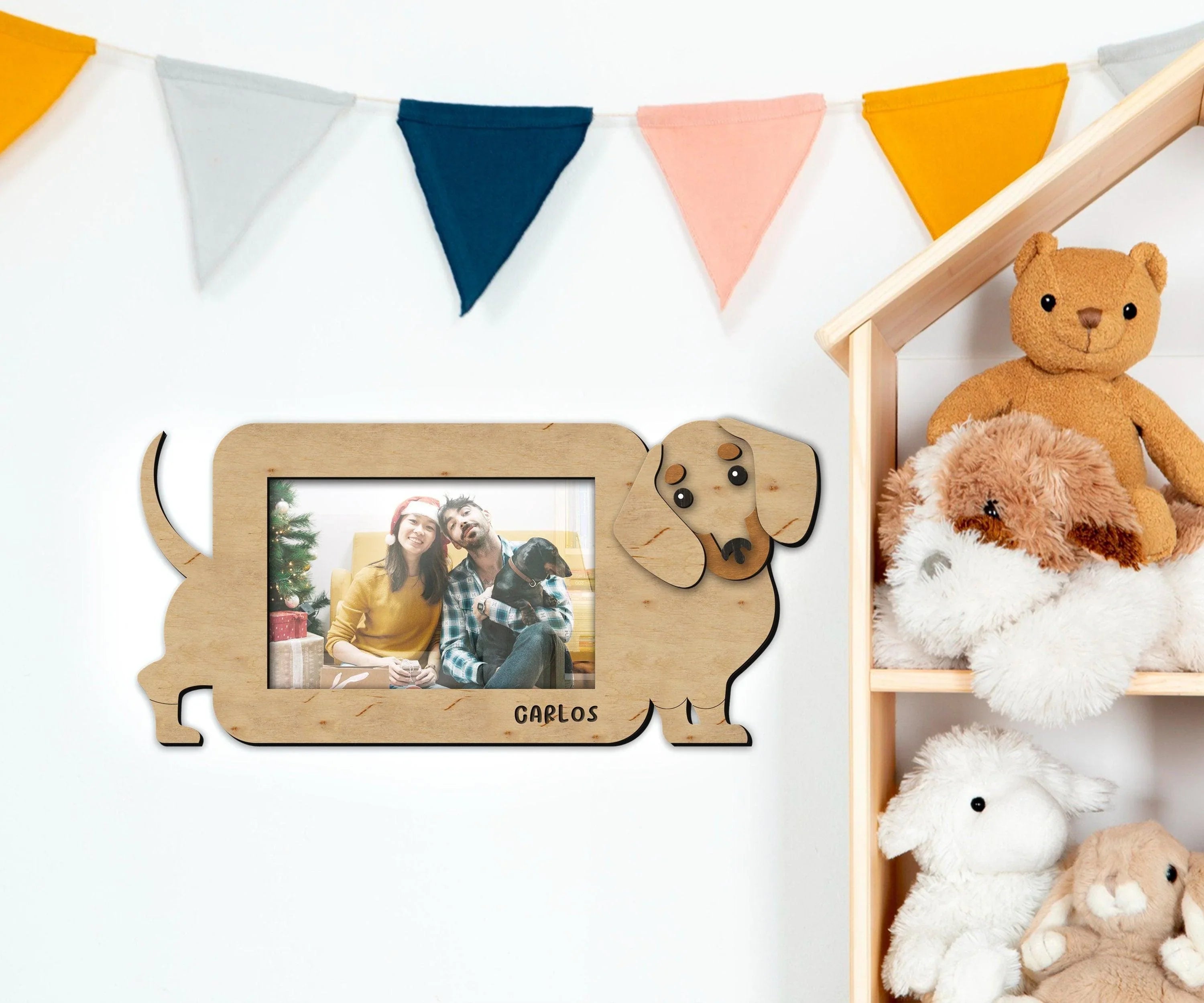 Personalized Dachshund Picture frame - Pet-themed Photo Decor - The Frame Depot