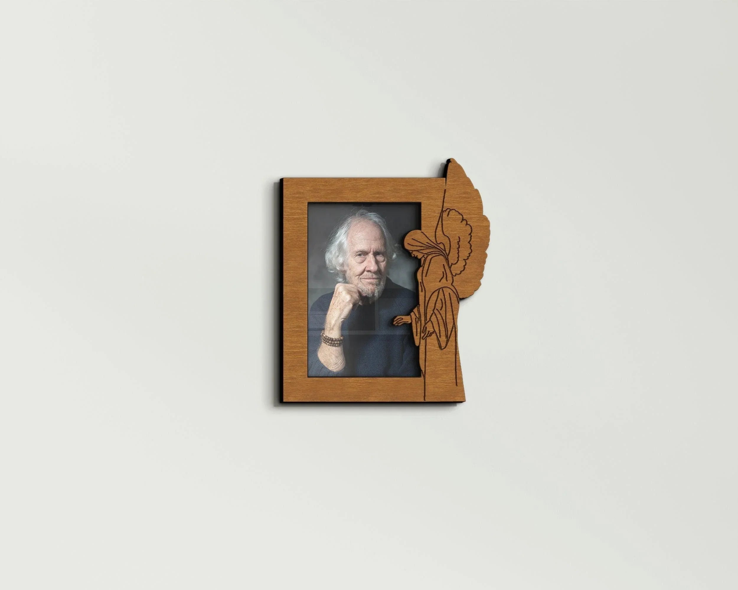 Custom Memorial Picture Frame | Photo Frame With Angel - The Frame Depot