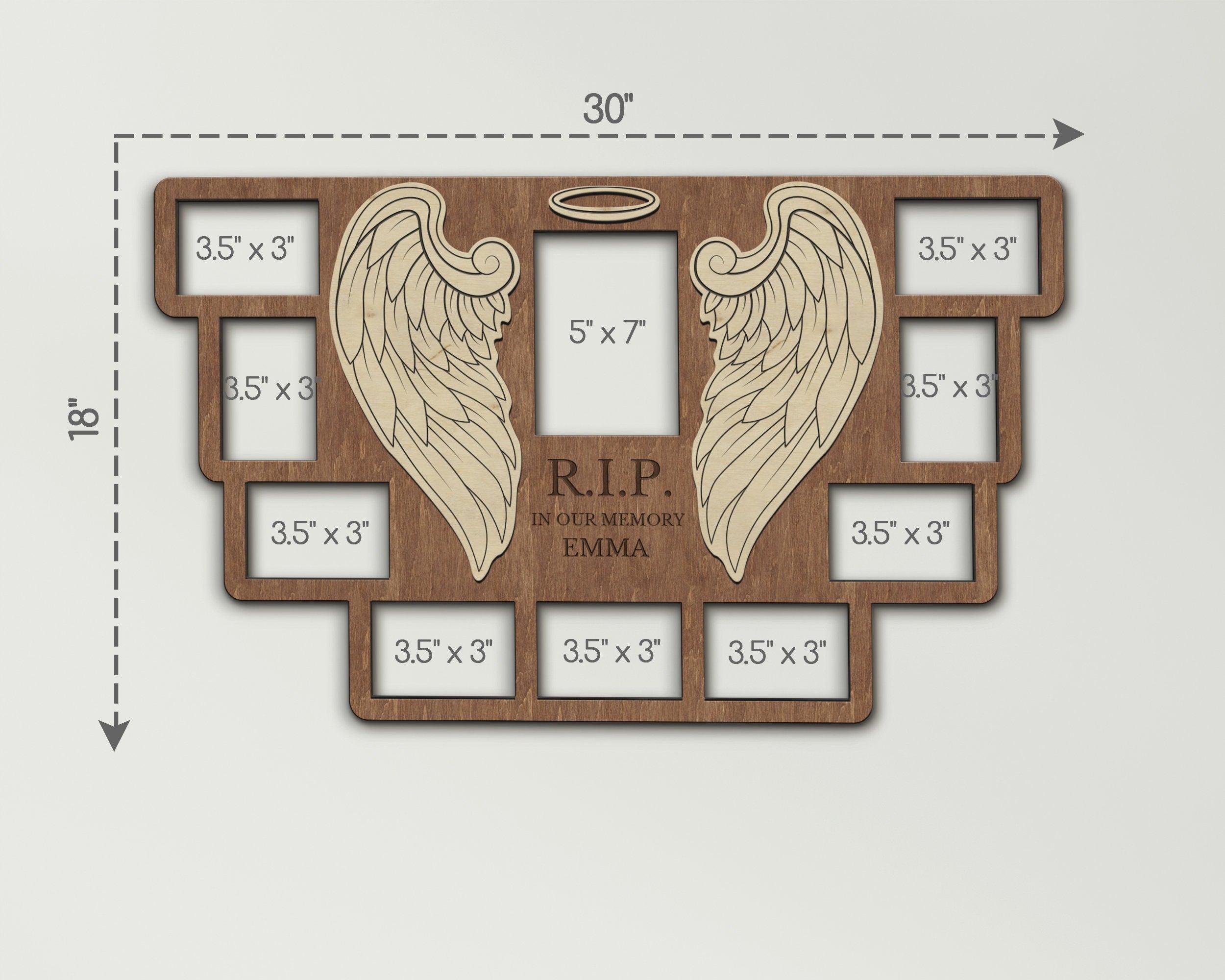 Memorial Photo Frame Collage | Personalized Rest in Peace Board - The Frame Depot