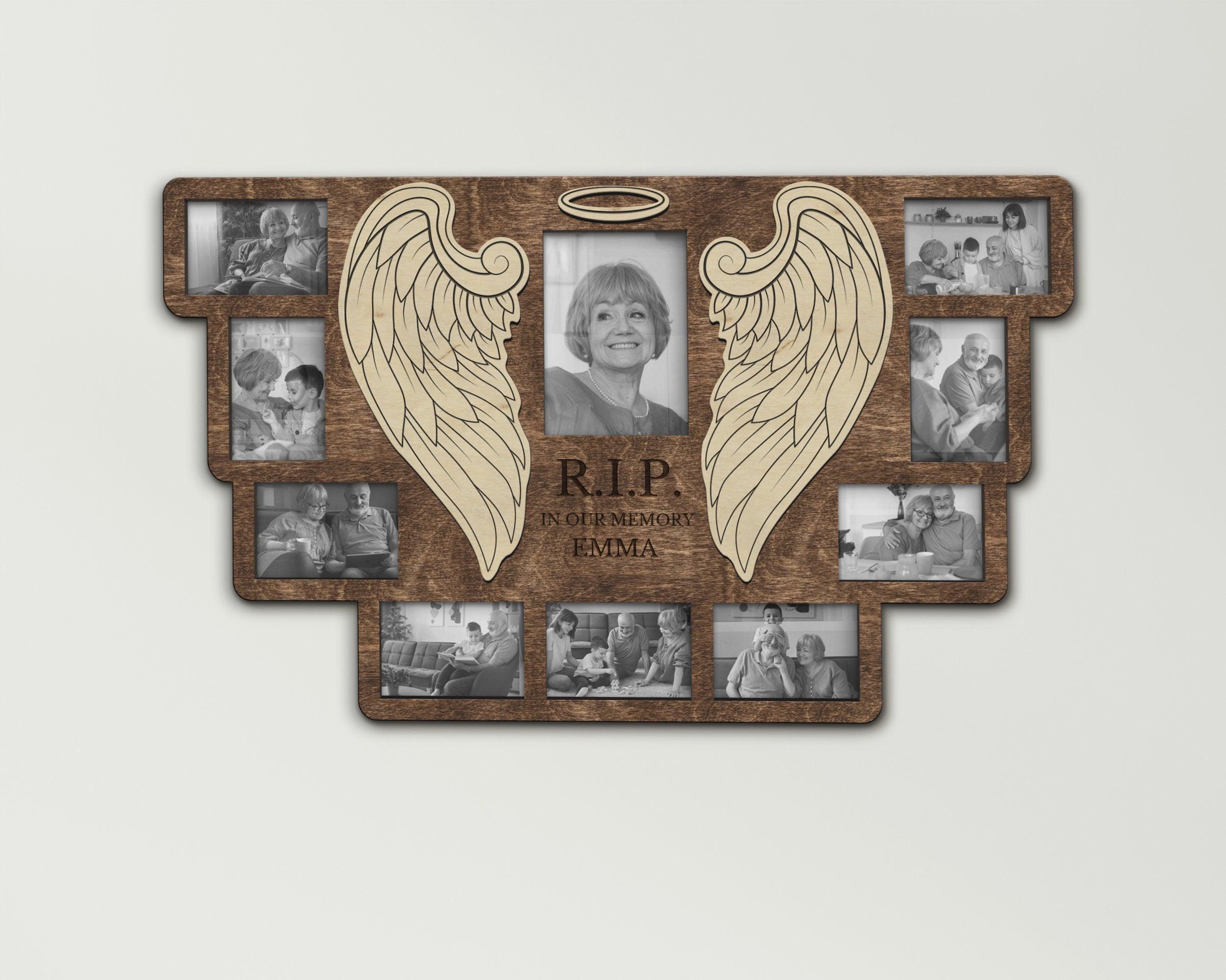 Memorial Photo Frame Collage | Personalized Rest in Peace Board - The Frame Depot