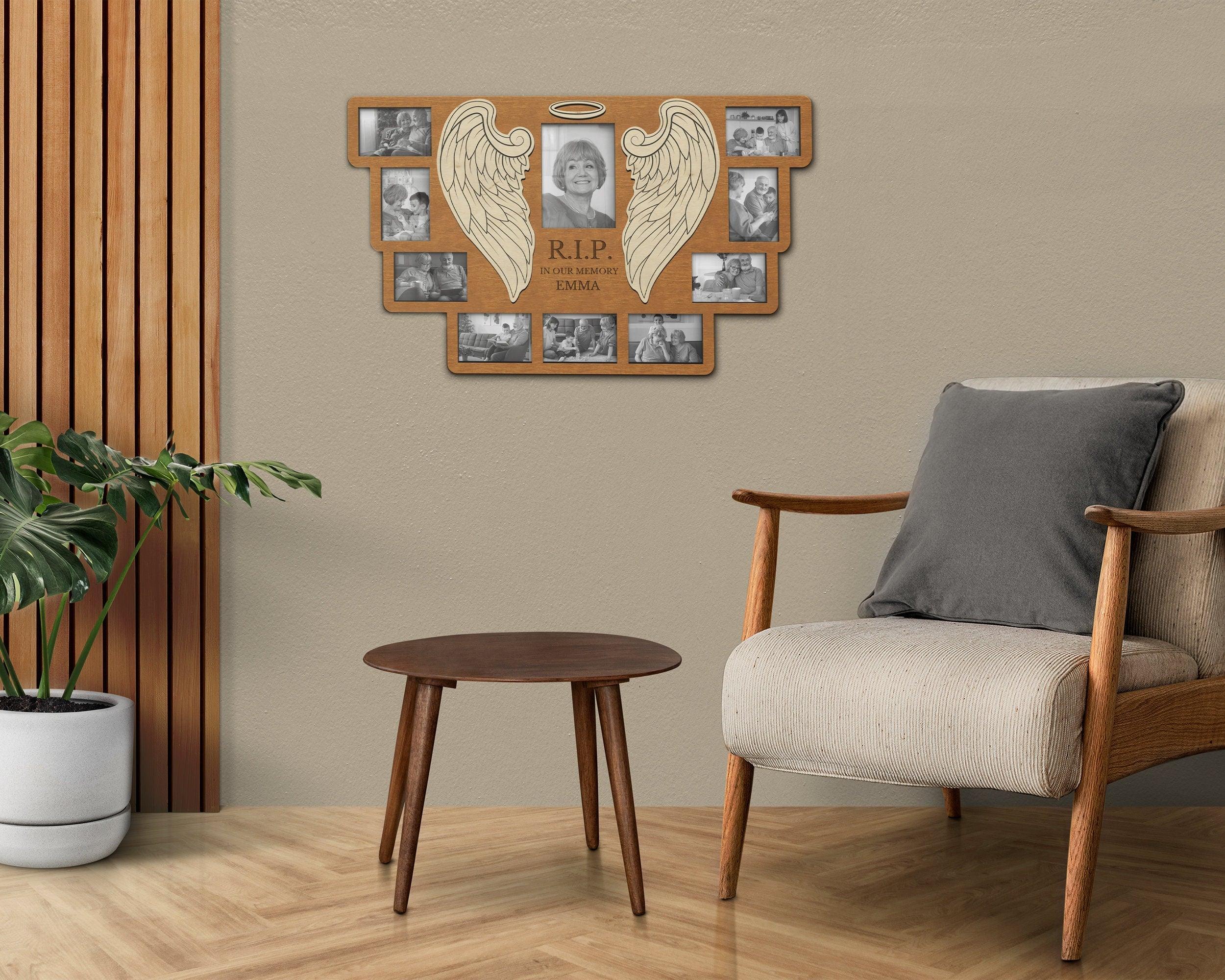 Memorial Photo Frame Collage | Personalized Rest in Peace Board - The Frame Depot