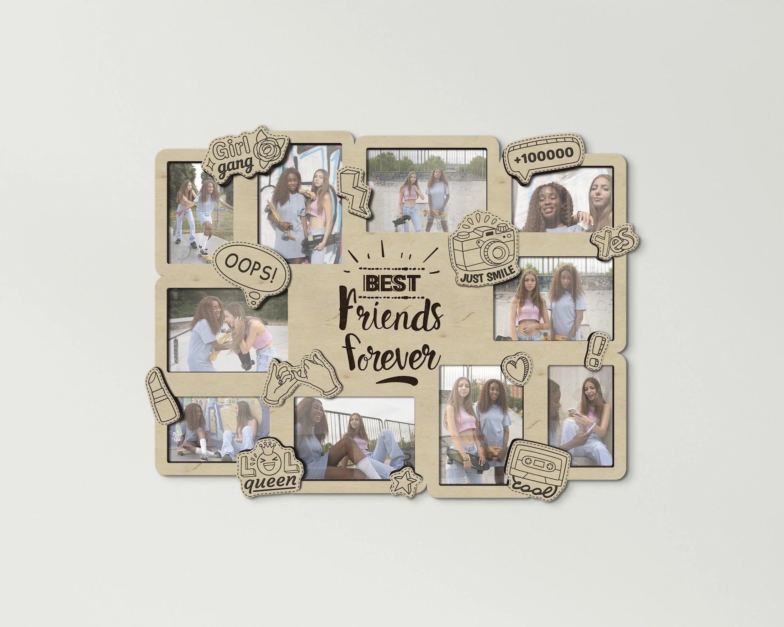 Personalized Friendship Picture Frame Collage - The Frame Depot