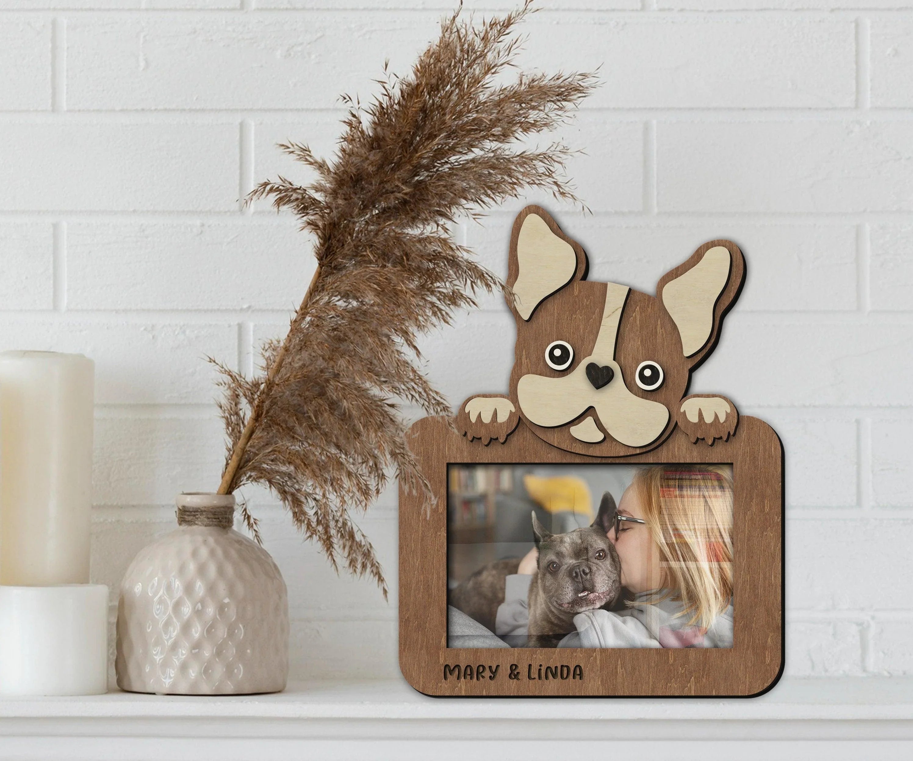 French Bulldog Frame | Personalized Dog Decor - The Frame Depot