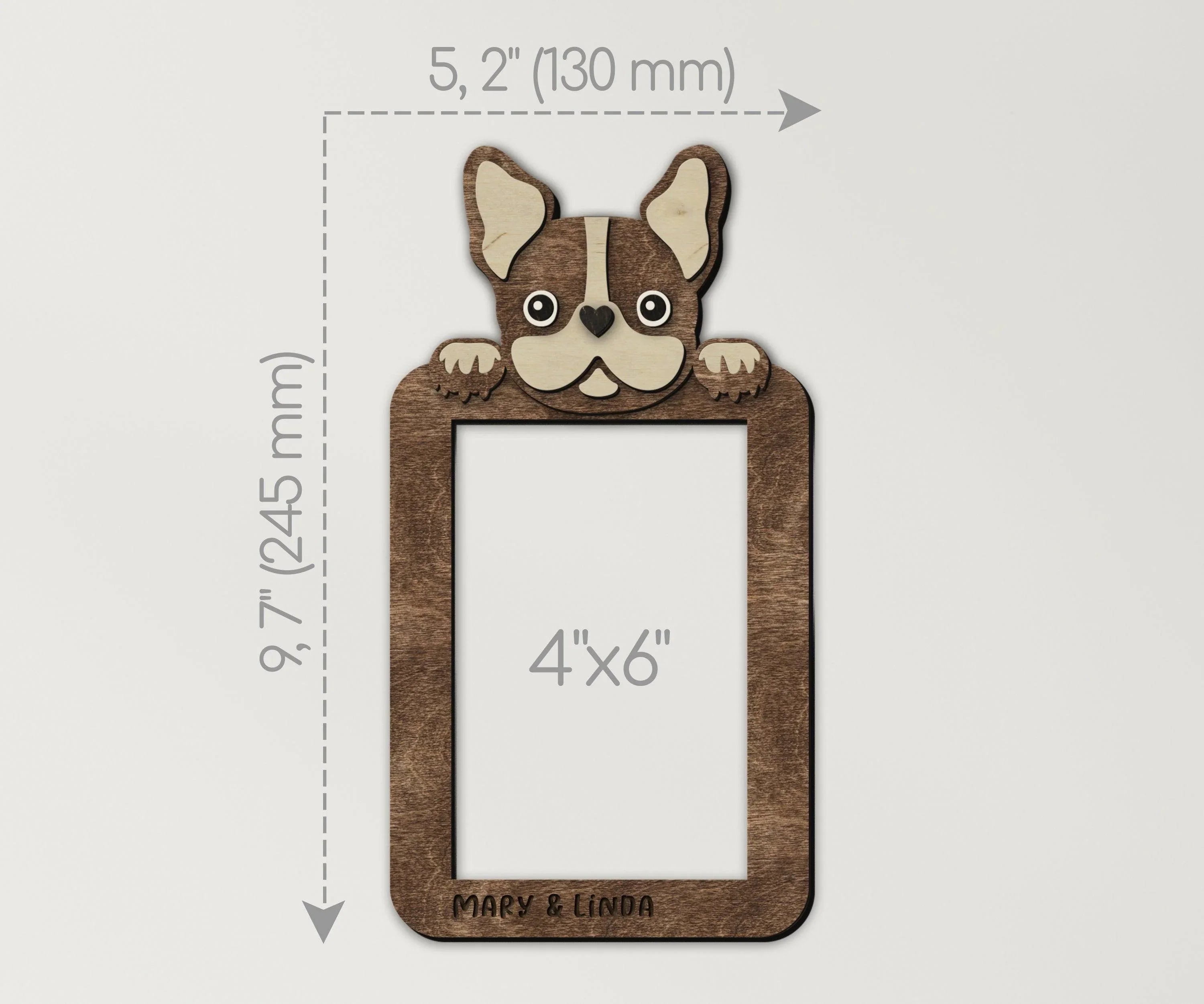 Custom French Bulldog Decor | Personalized Dog Picture Frame - The Frame Depot