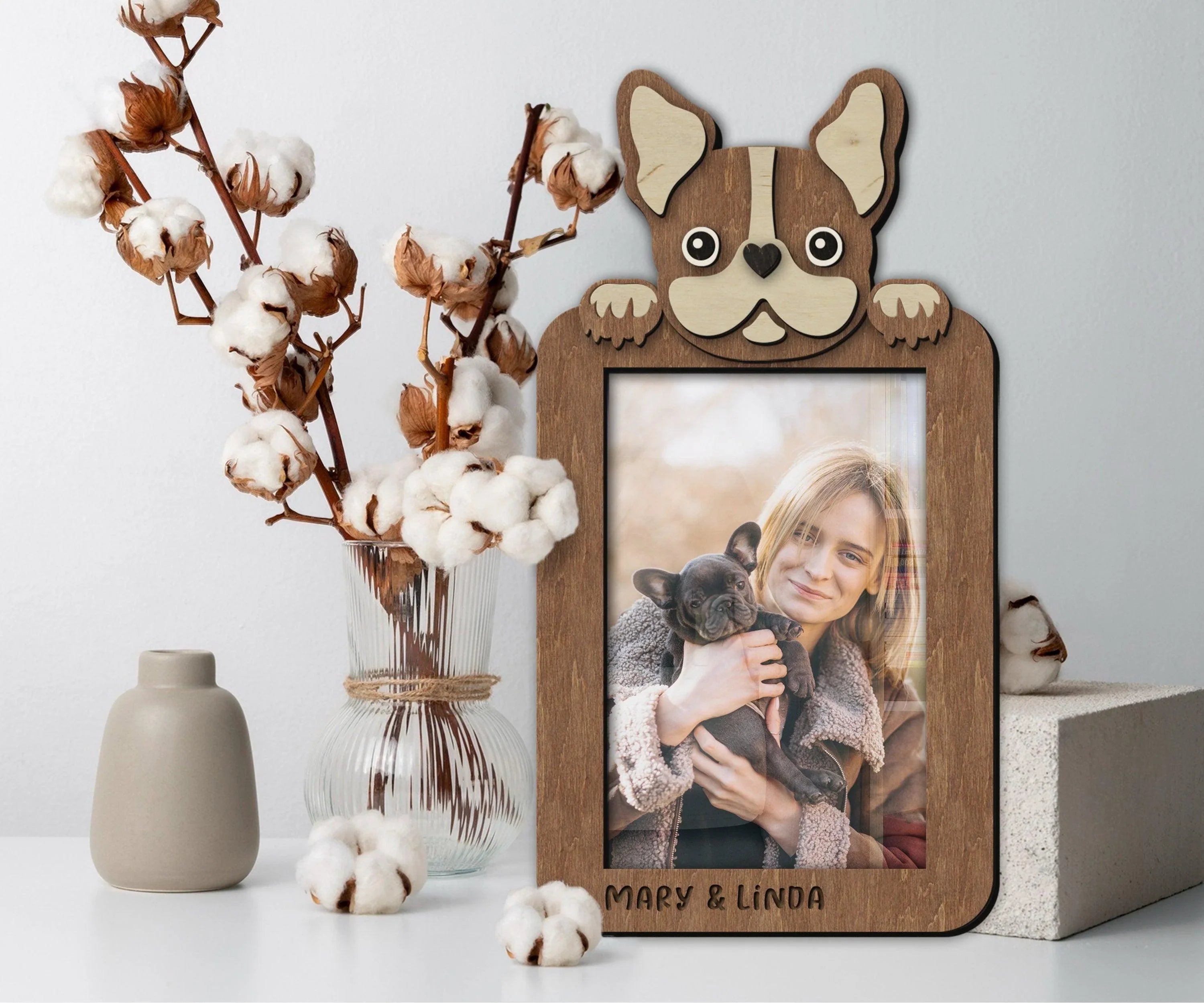 Custom French Bulldog Decor | Personalized Dog Picture Frame - The Frame Depot