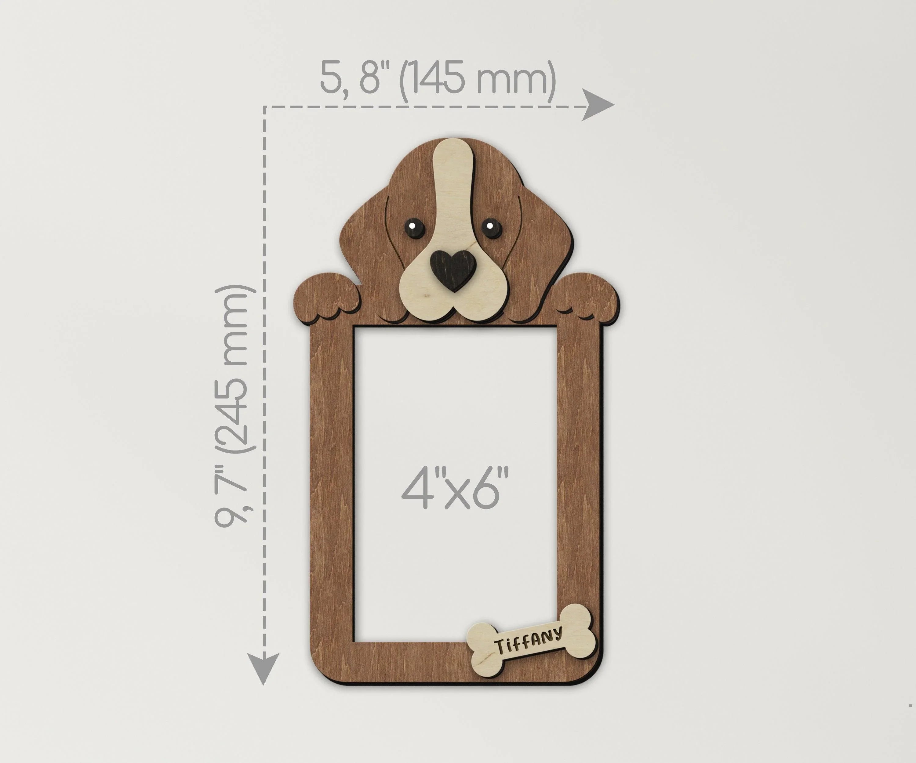 Custom Beagle Photo Frame | Pet Themed Picture Frame - The Frame Depot
