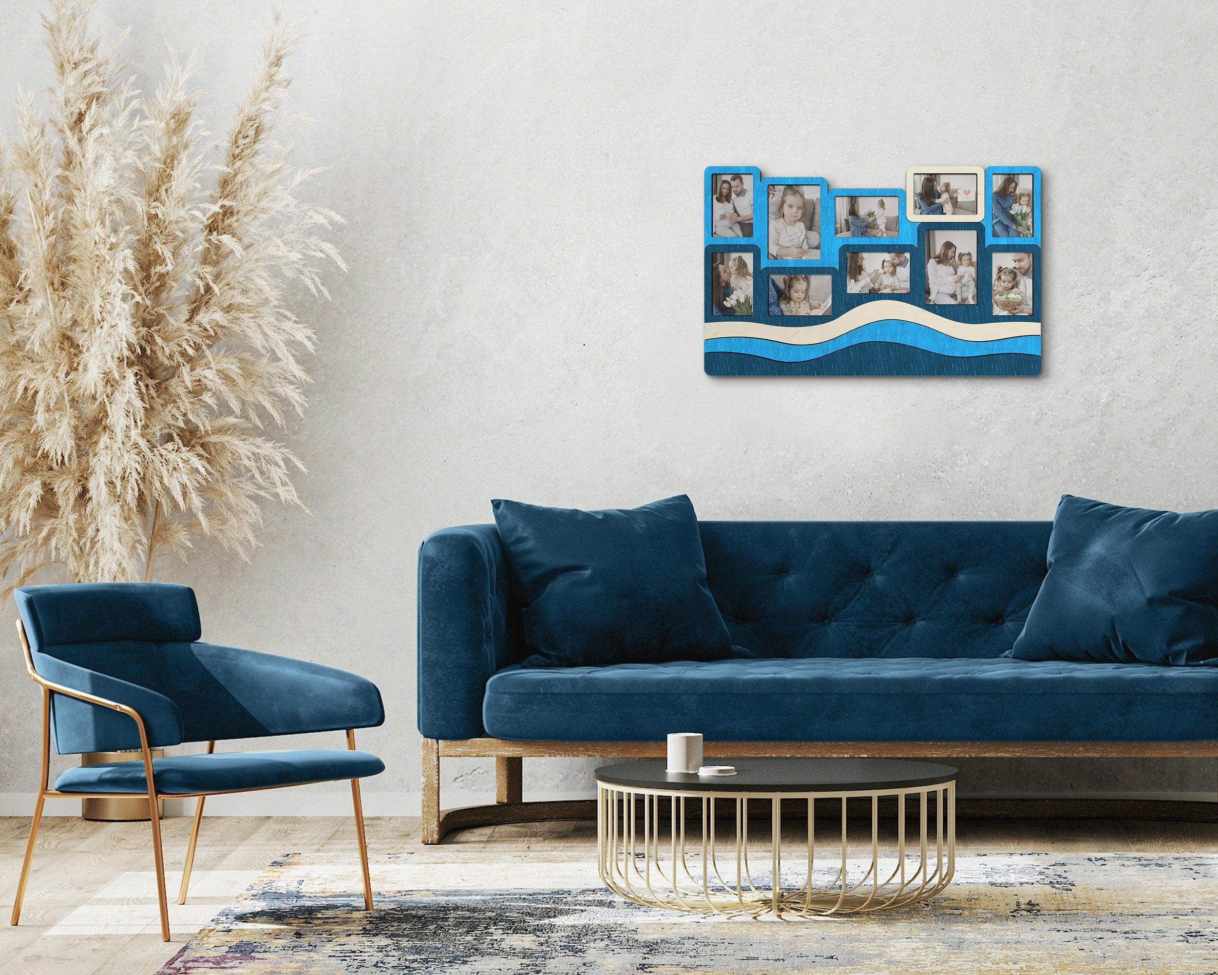 Custom Wave Photo Collage - The Frame Depot