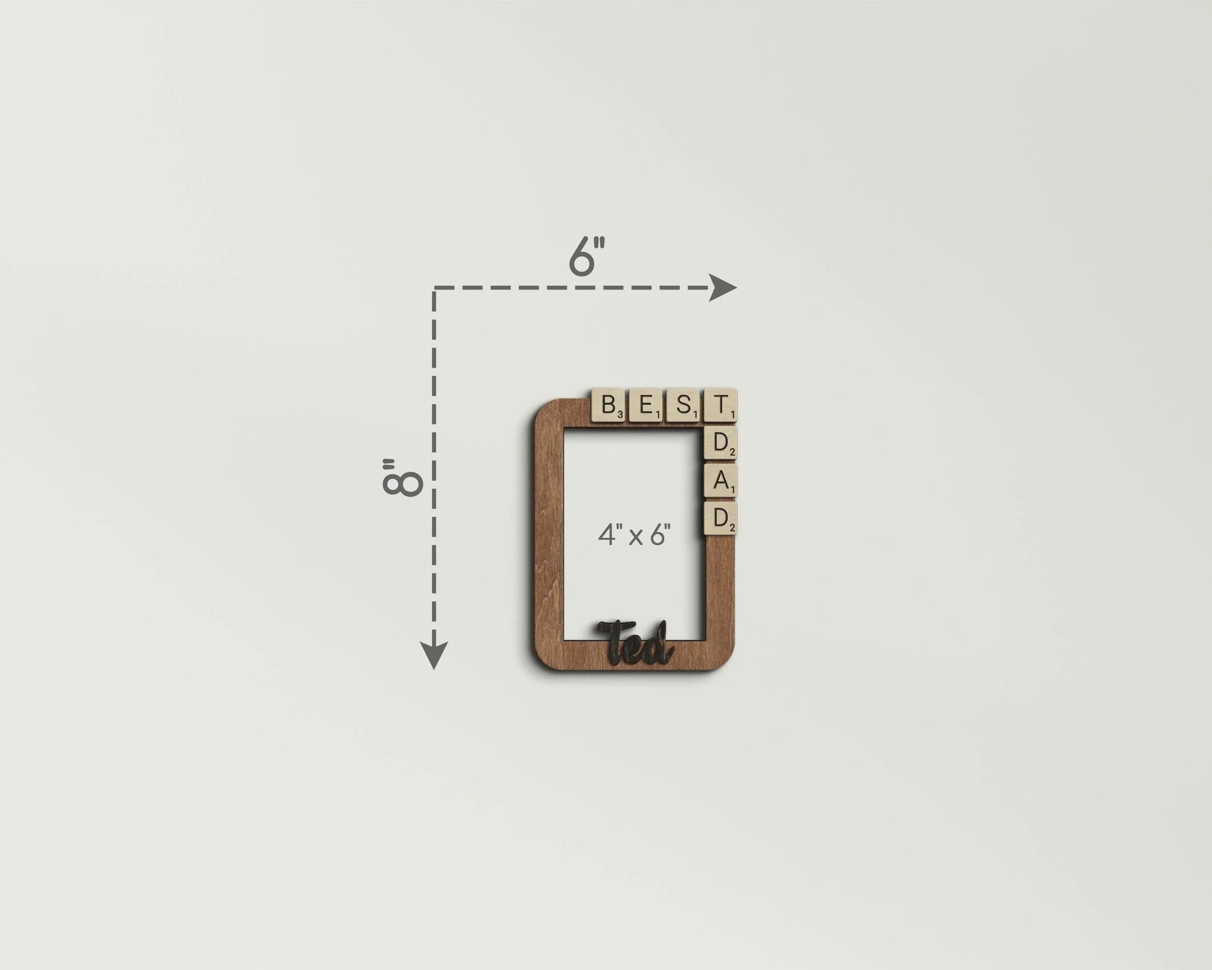 Engraved Photo Frame for Best Fad | Personalized Father Picture Frame - The Frame Depot