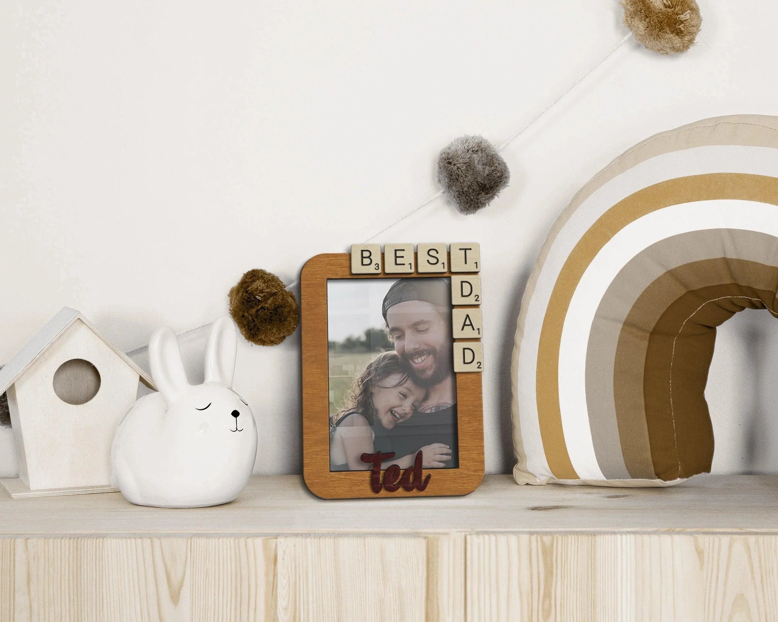 Engraved Photo Frame for Best Fad | Personalized Father Picture Frame - The Frame Depot