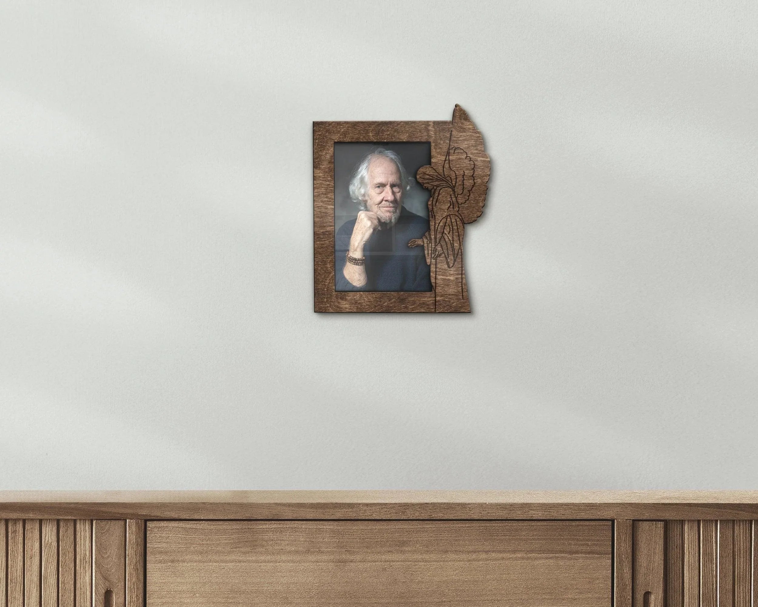 Custom Memorial Picture Frame | Photo Frame With Angel - The Frame Depot