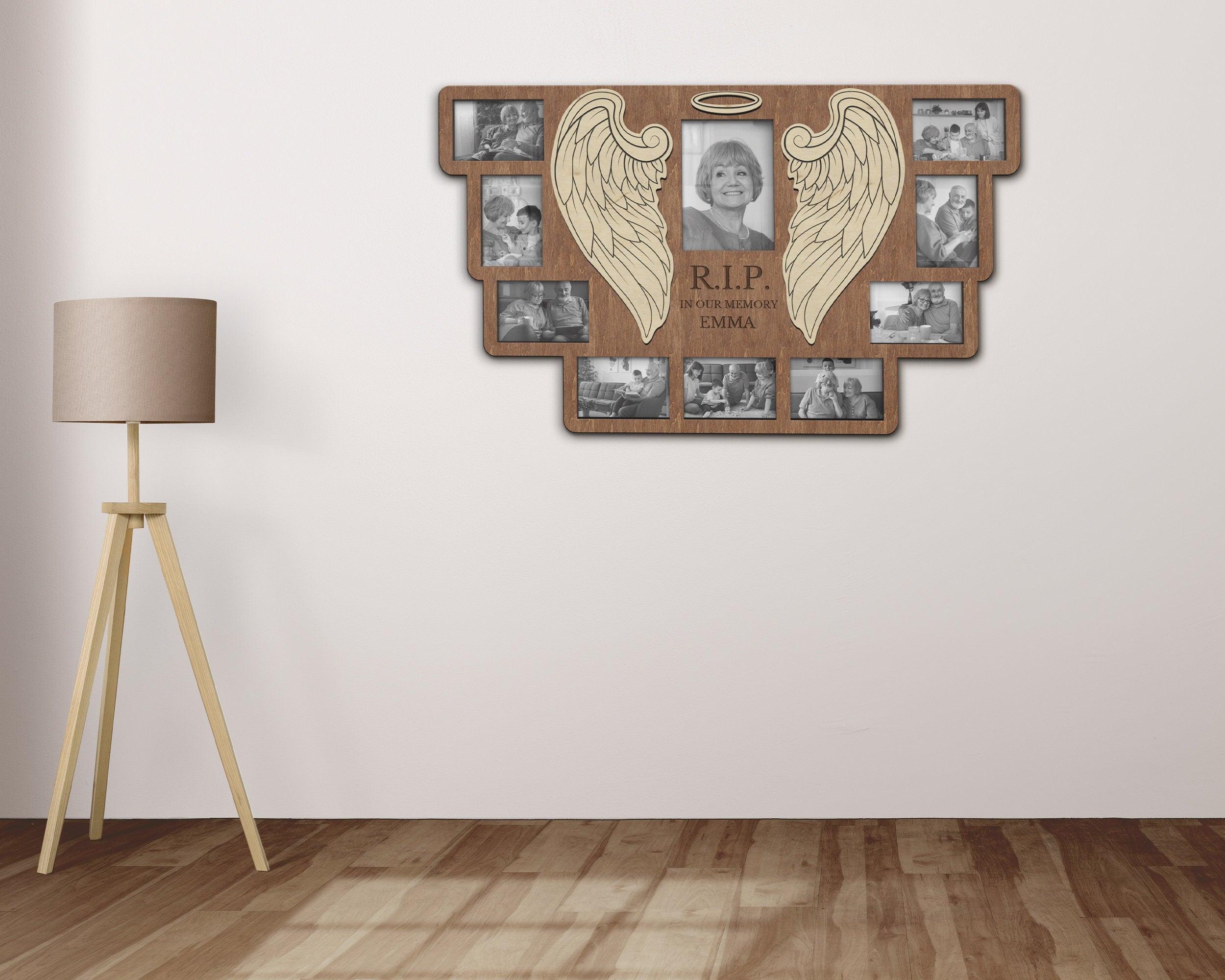 Memorial Photo Frame Collage | Personalized Rest in Peace Board - The Frame Depot