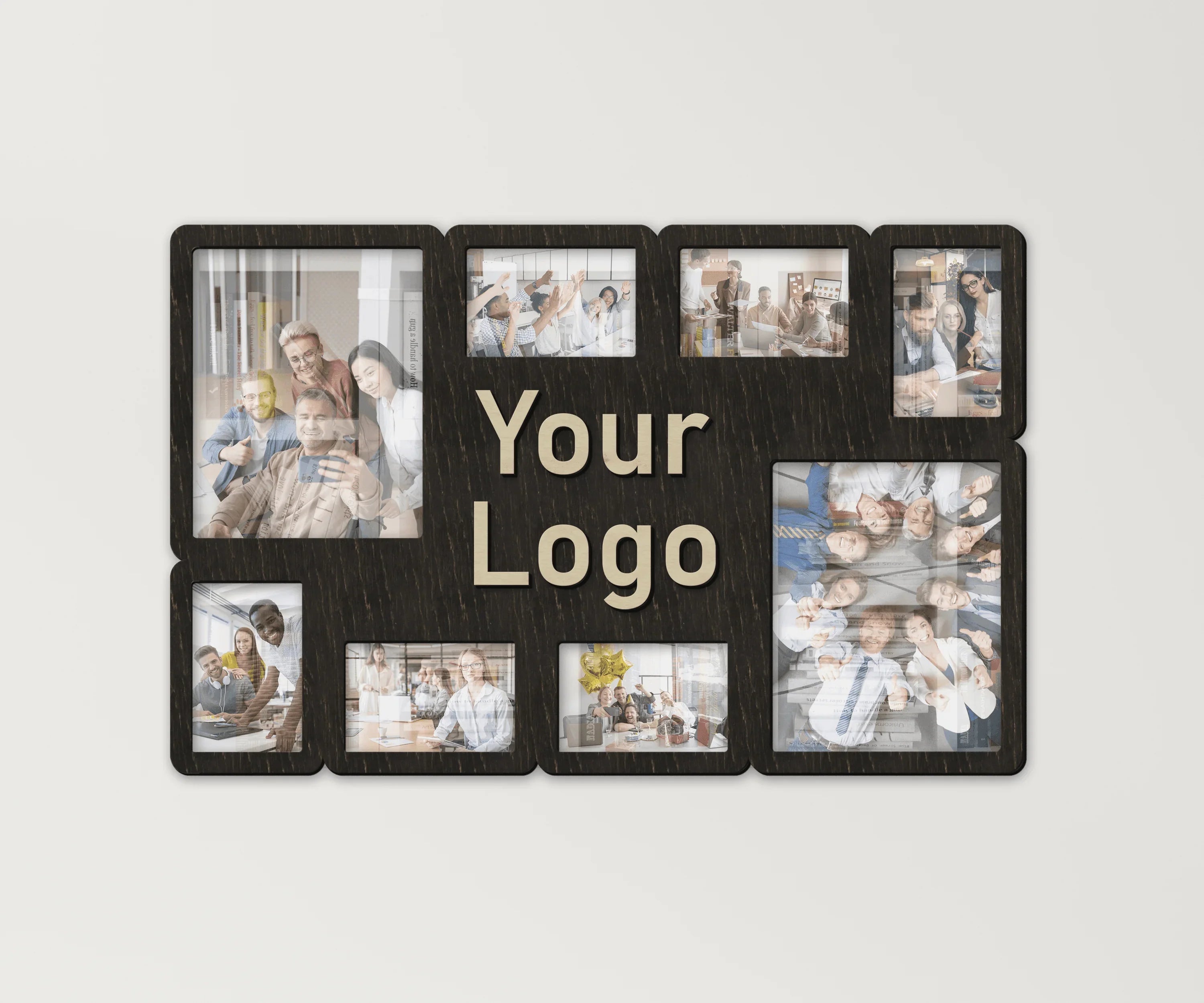 Business Logo Picture Frame | Personalized office wall collage - The Frame Depot