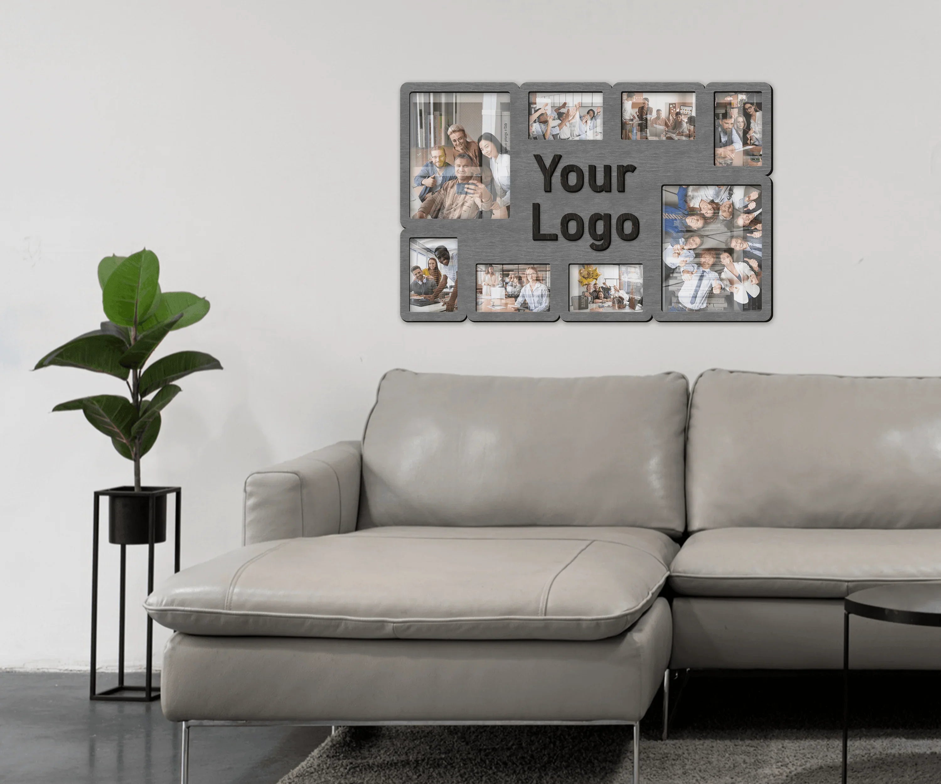 Business Logo Picture Frame | Personalized office wall collage - The Frame Depot