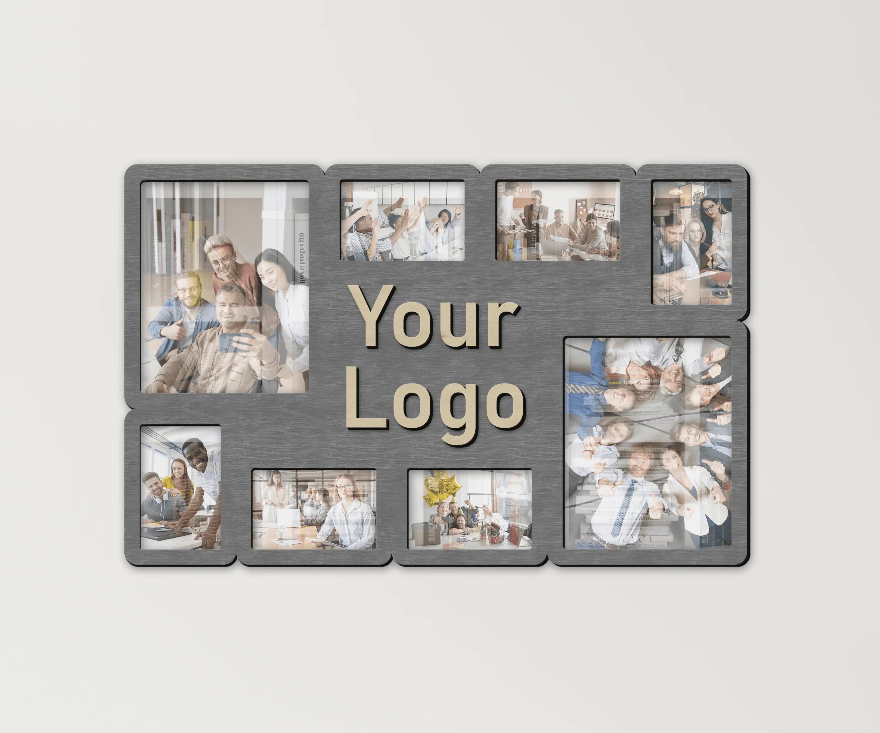 Business Logo Picture Frame | Personalized office wall collage - The Frame Depot