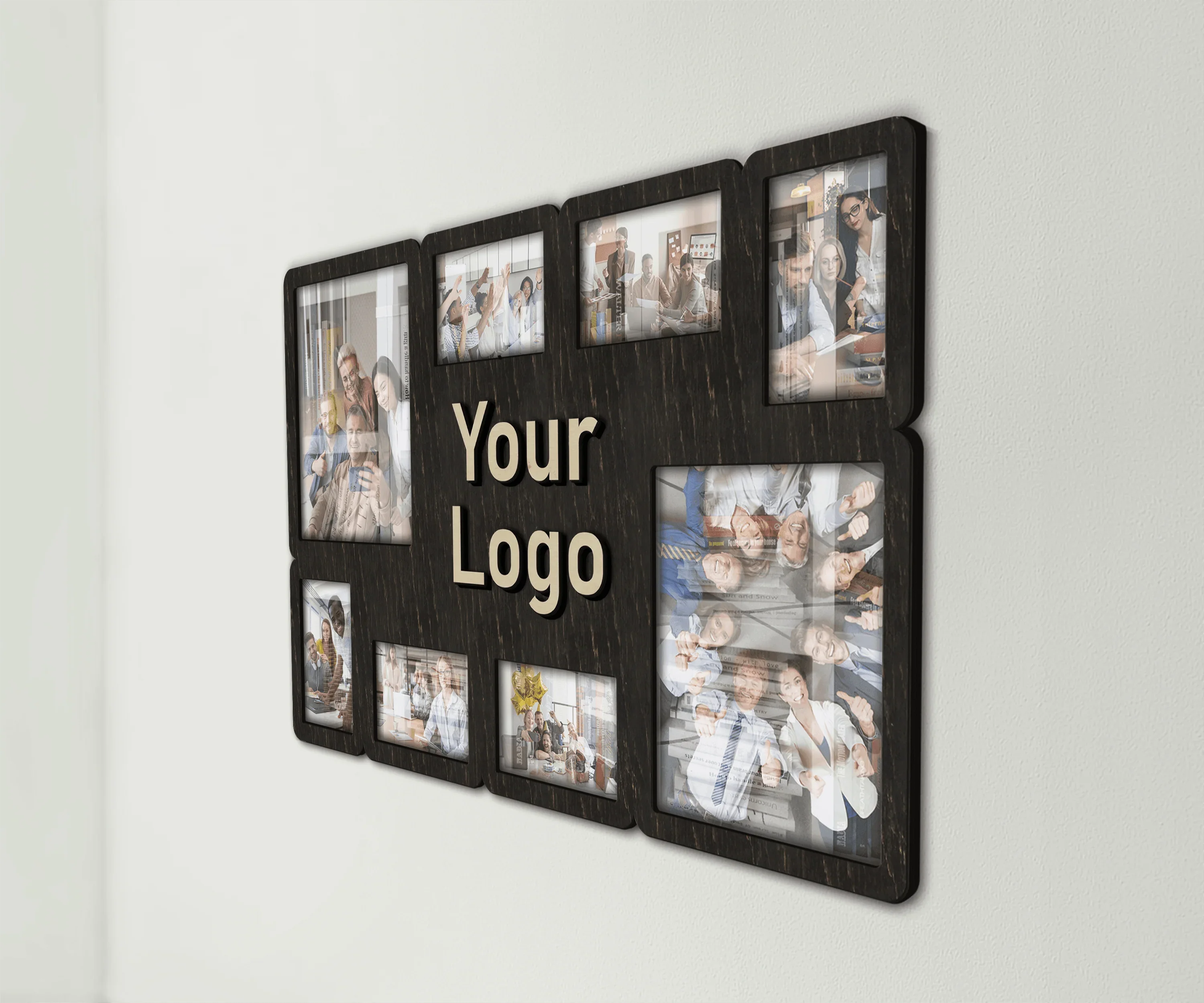 Business Logo Picture Frame | Personalized office wall collage - The Frame Depot