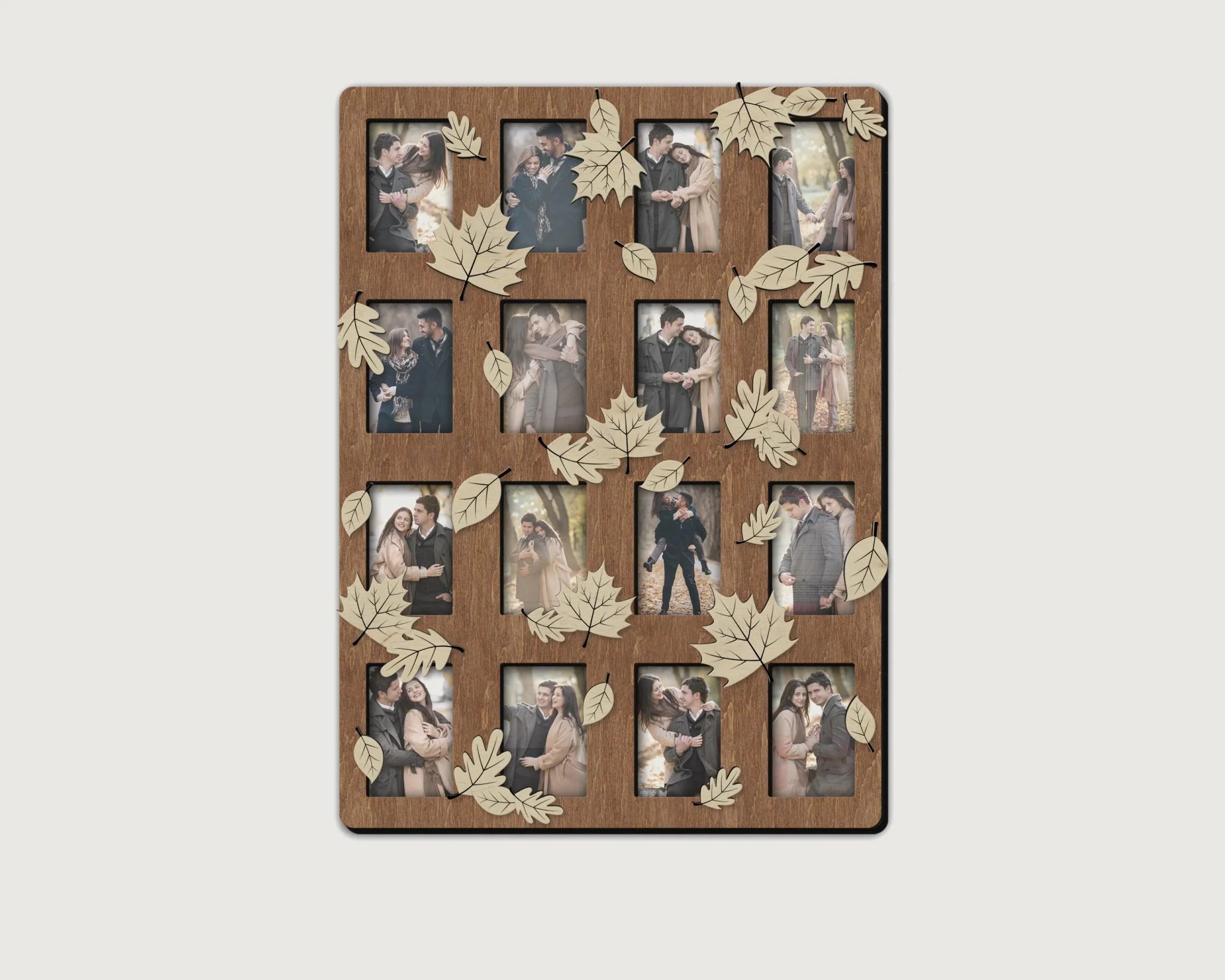 Autumn Picture Frame | Photo Frame Collage with Fall Leaves - The Frame Depot
