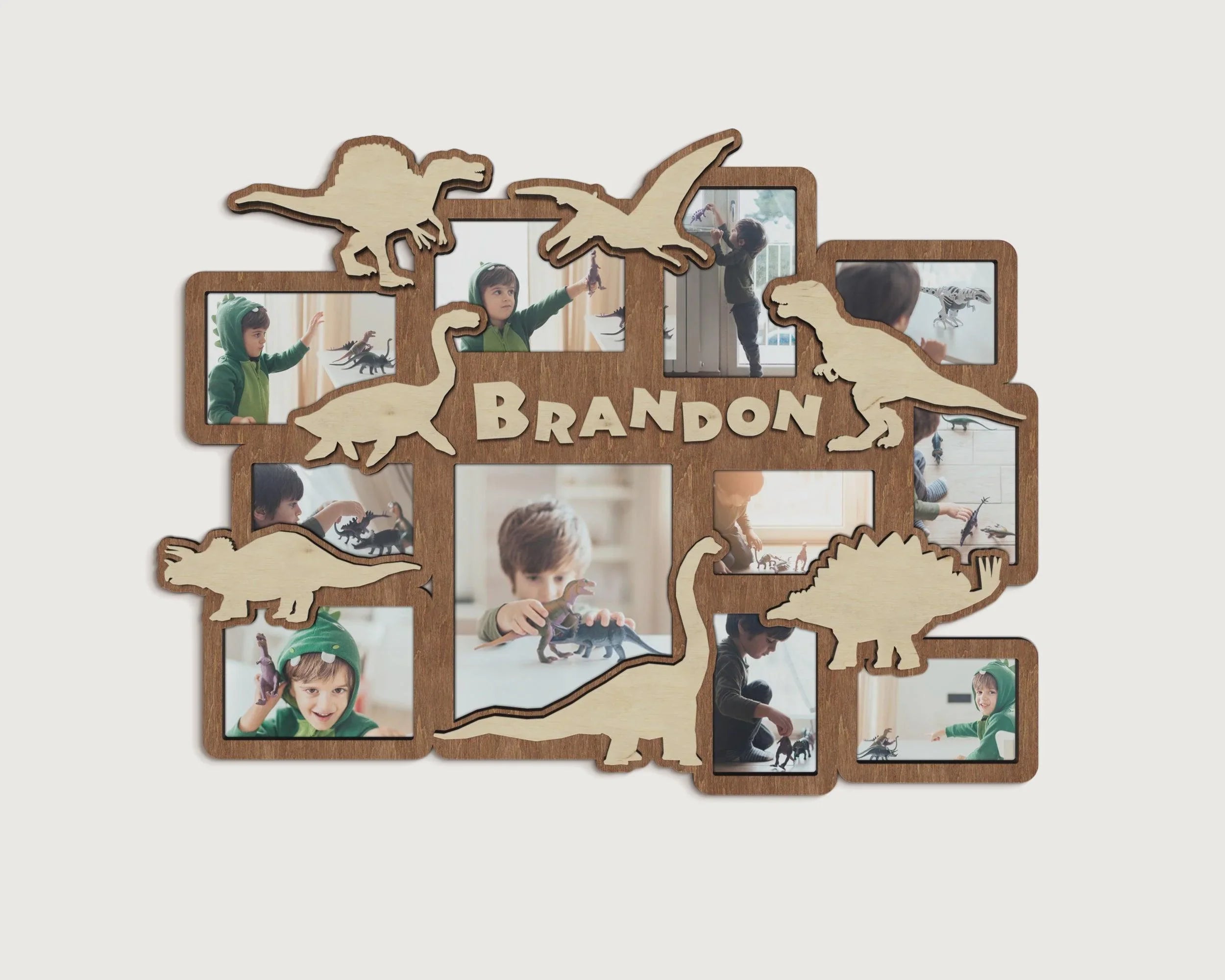 Dinosaur Picture Frame Collage | Kids Room Decor - The Frame Depot