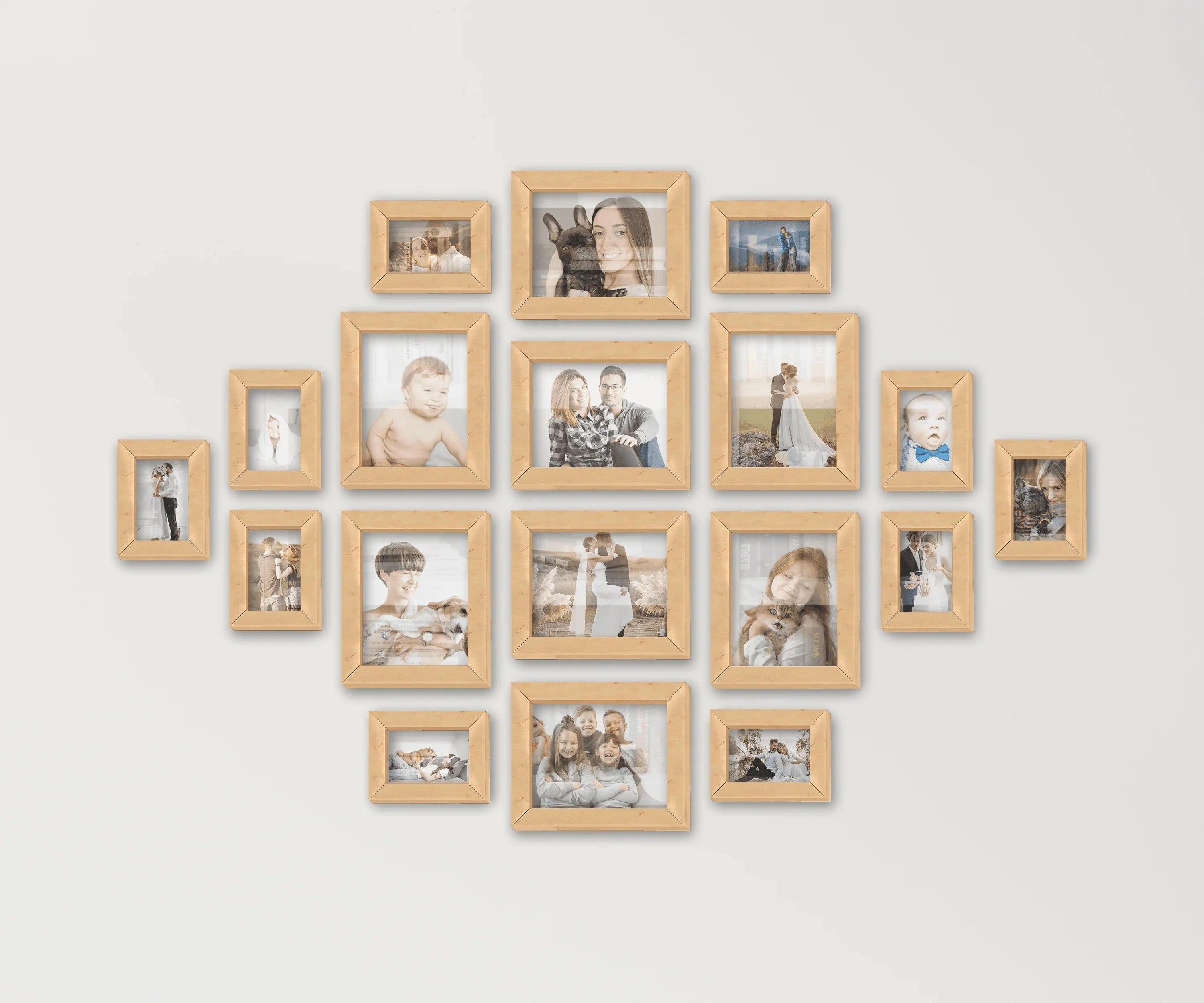 Wooden Photo Frame Set | Picture Wall Gallery - The Frame Depot
