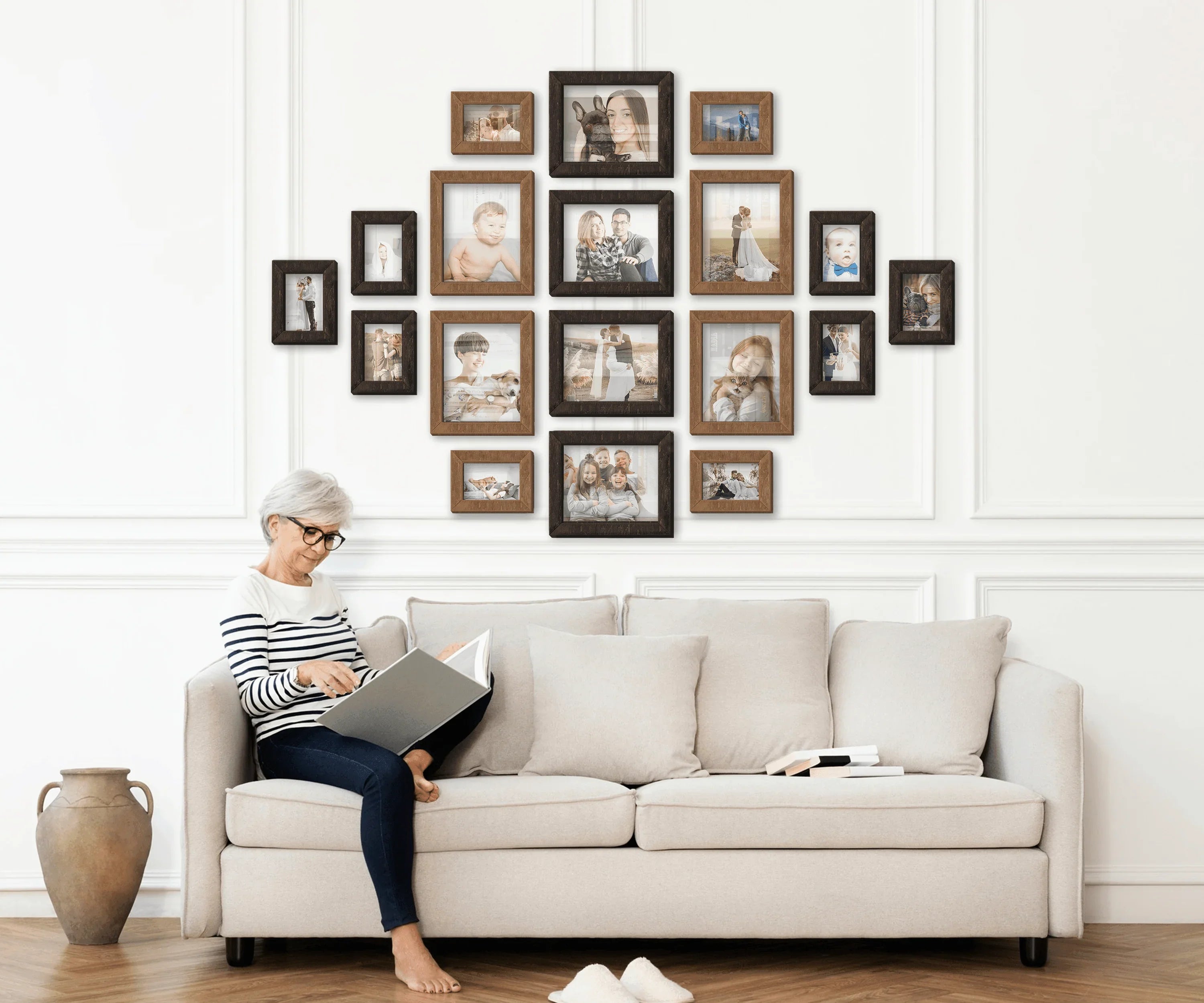 Wooden Photo Frame Set | Picture Wall Gallery - The Frame Depot