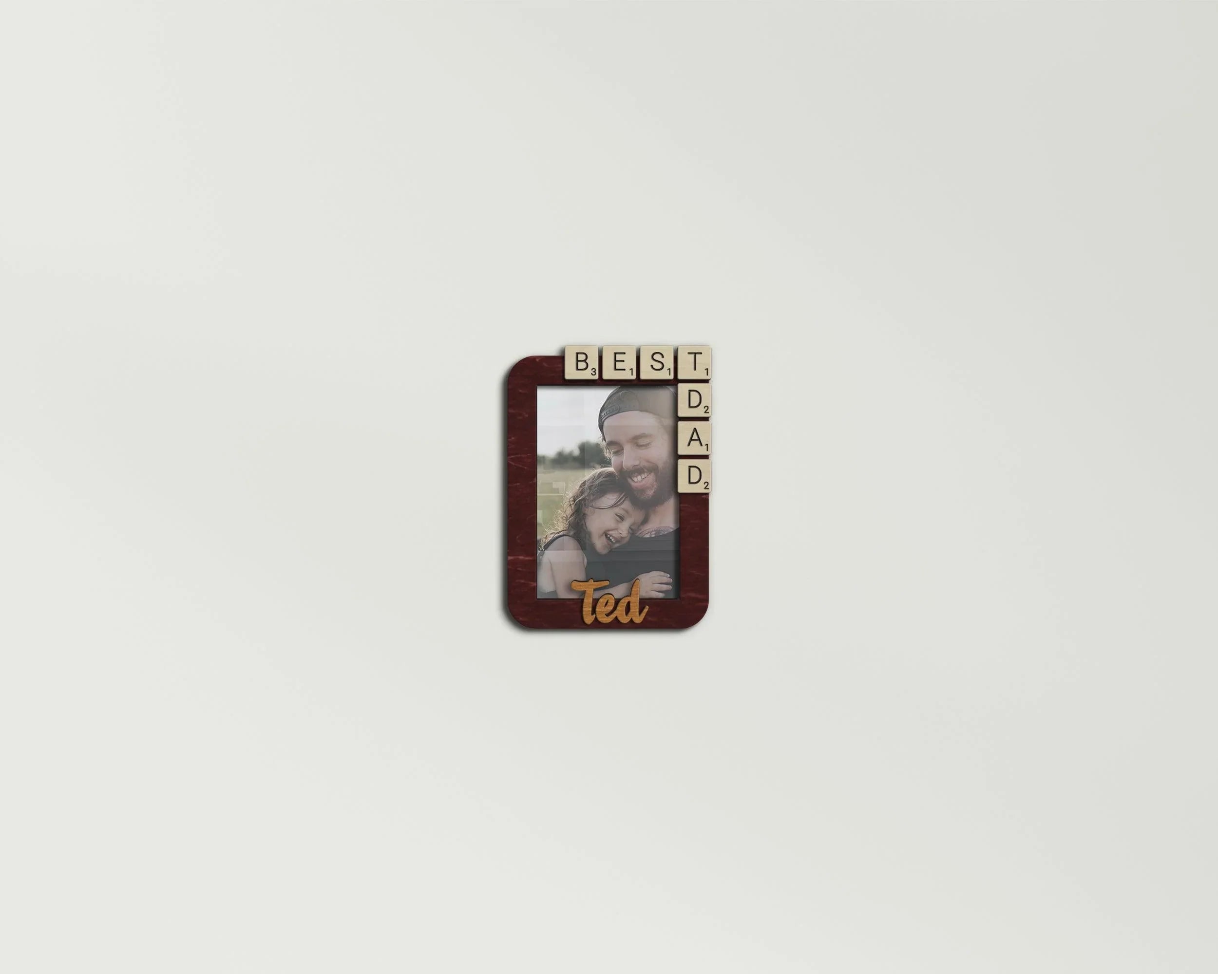 Engraved Photo Frame for Best Fad | Personalized Father Picture Frame - The Frame Depot