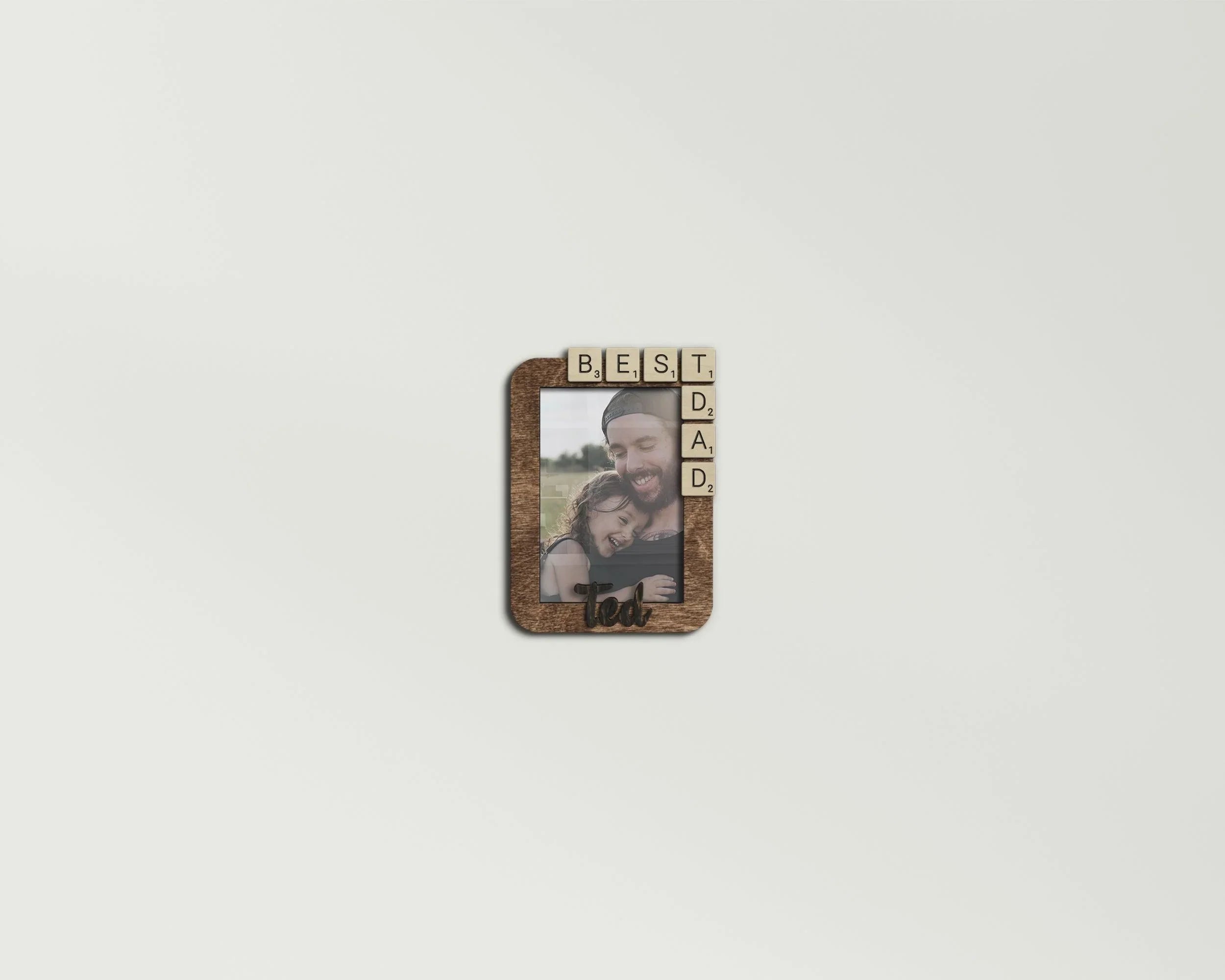 Engraved Photo Frame for Best Fad | Personalized Father Picture Frame - The Frame Depot