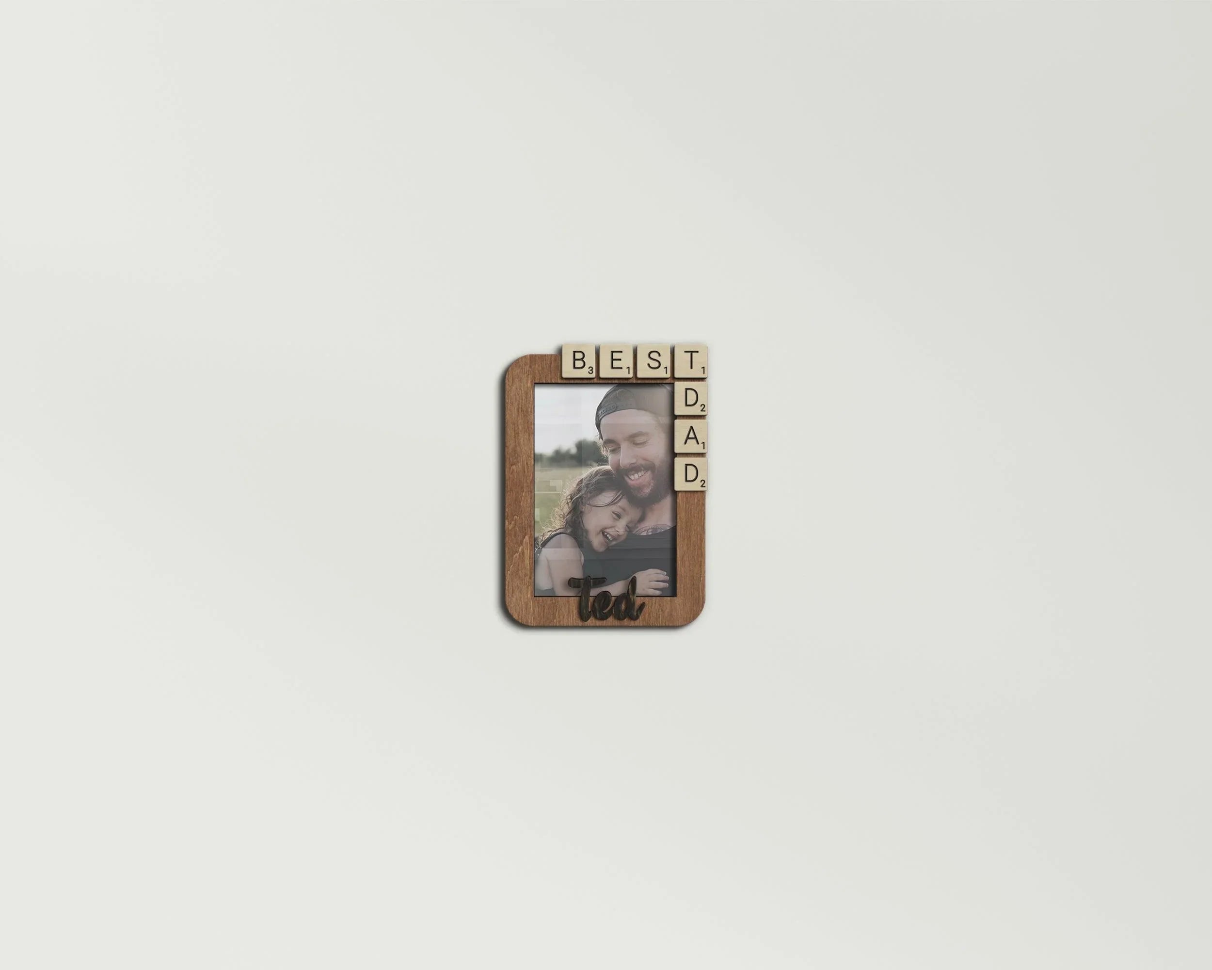 Engraved Photo Frame for Best Fad | Personalized Father Picture Frame - The Frame Depot