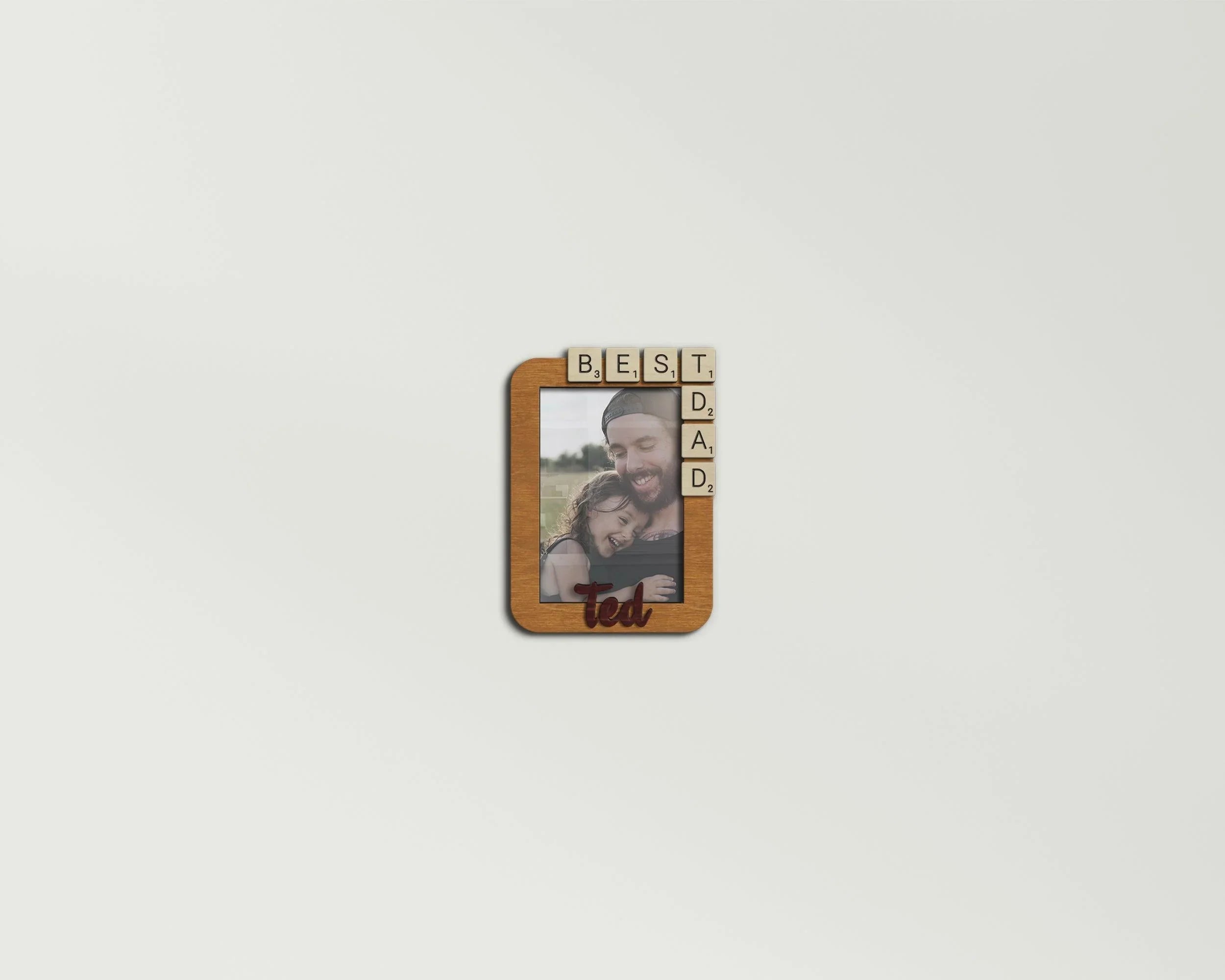 Engraved Photo Frame for Best Fad | Personalized Father Picture Frame - The Frame Depot