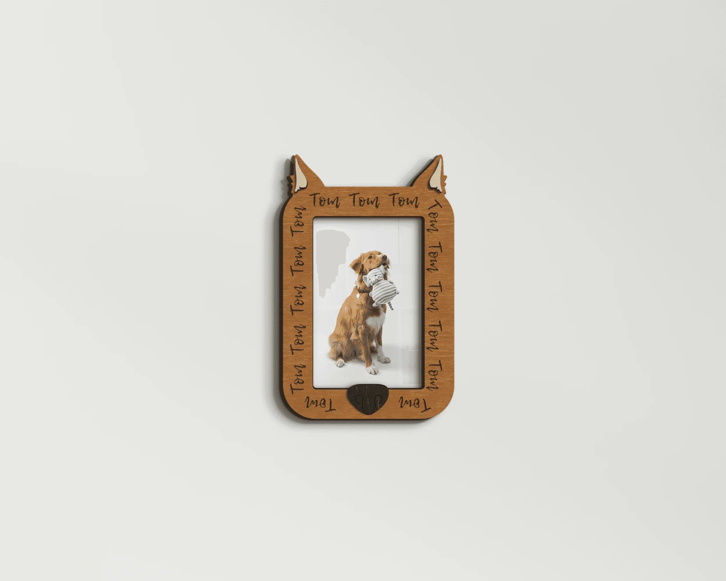 Custom Dog Photo Frame with Nose | Pet loss - The Frame Depot