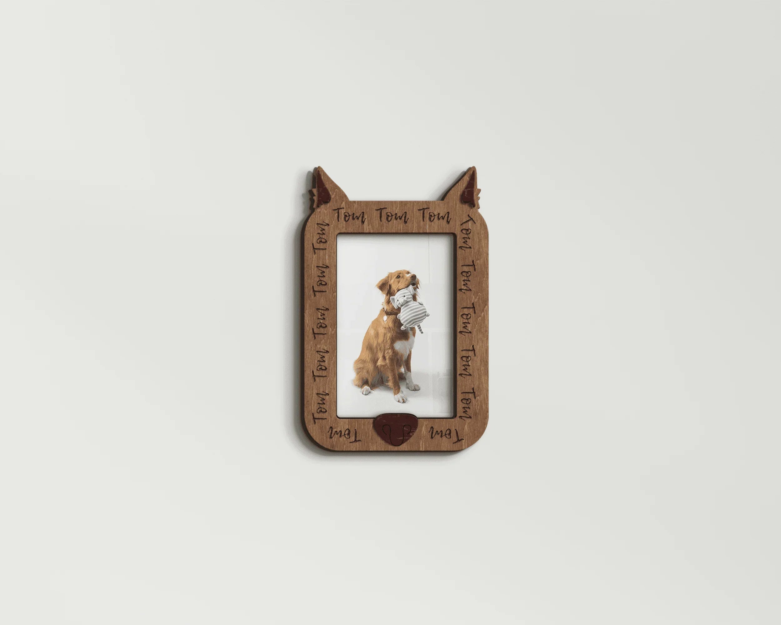 Custom Dog Photo Frame with Nose | Pet loss - The Frame Depot