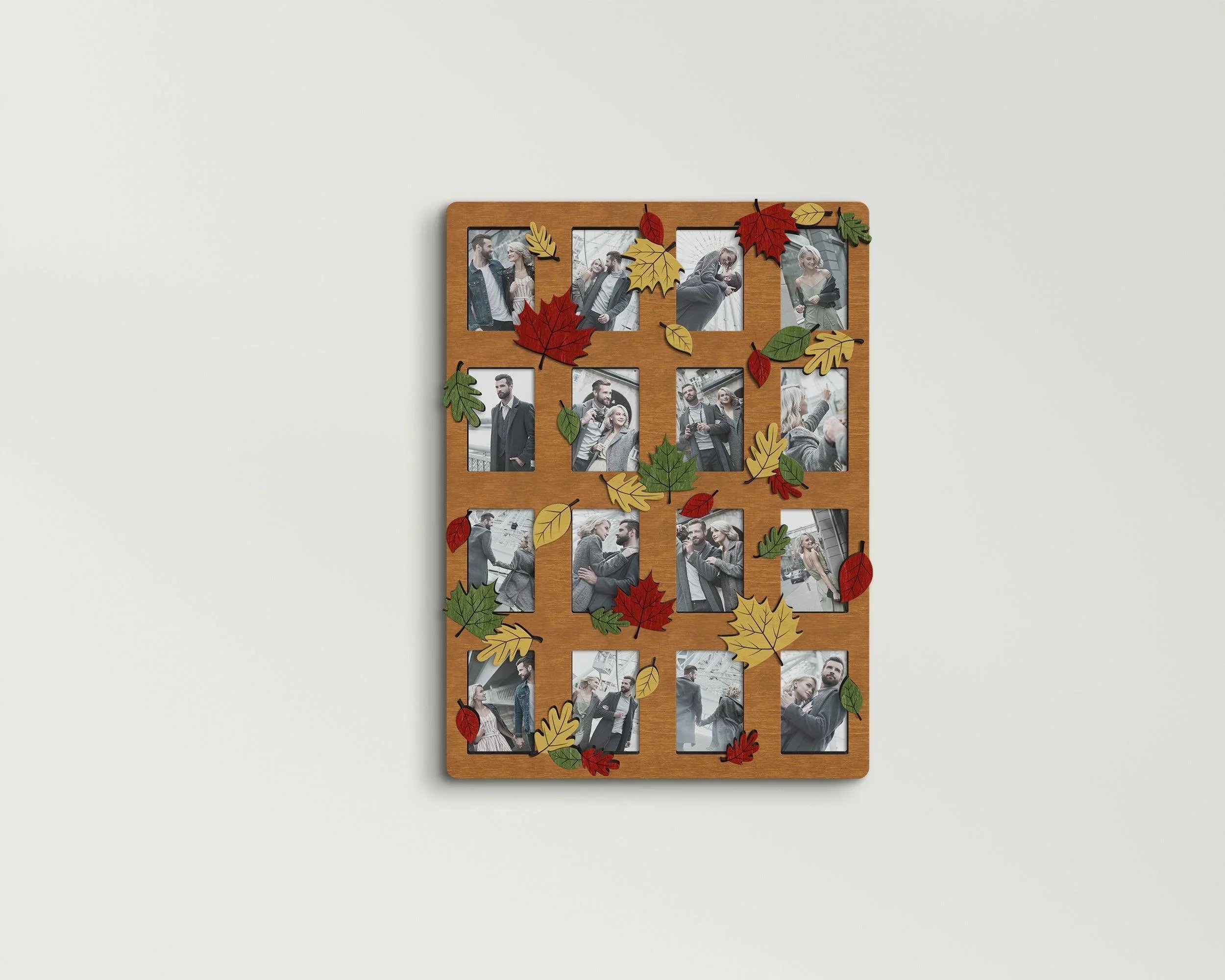 Autumn Picture Frame | Photo Frame Collage with Fall Leaves - The Frame Depot