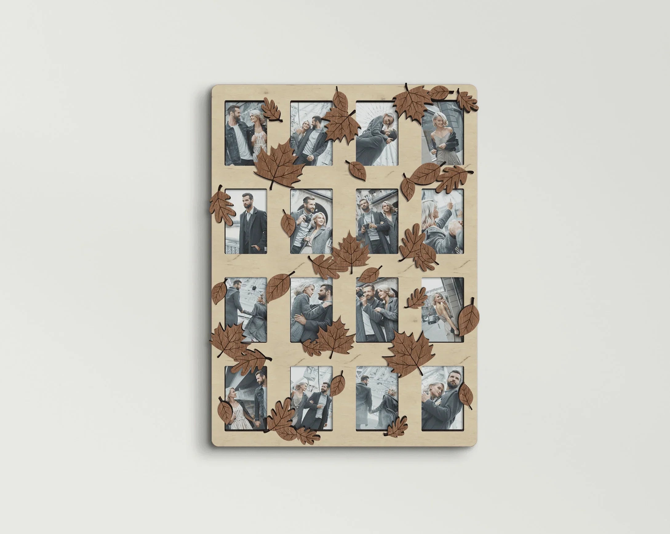 Autumn Picture Frame | Photo Frame Collage with Fall Leaves - The Frame Depot