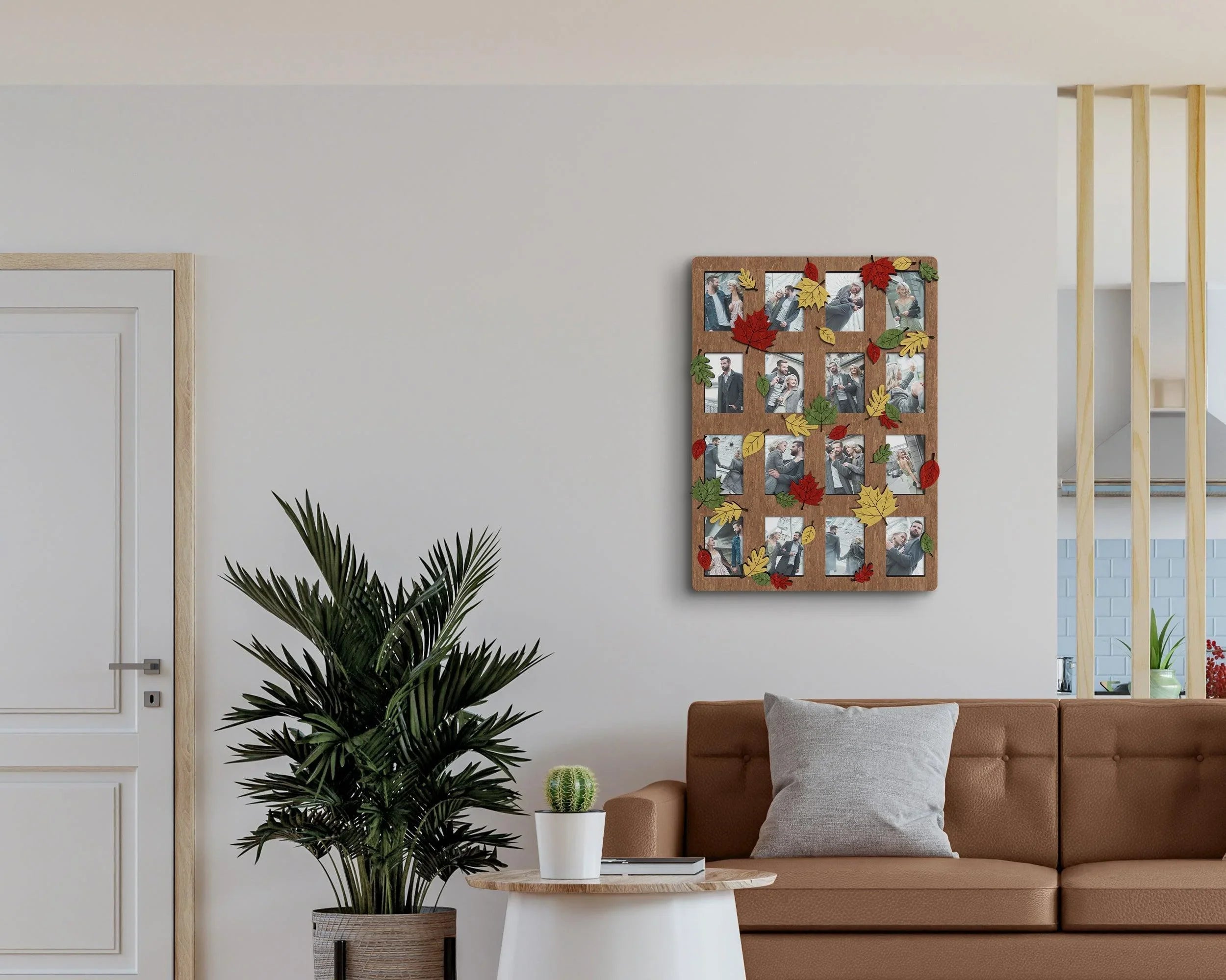 Autumn Picture Frame | Photo Frame Collage with Fall Leaves - The Frame Depot