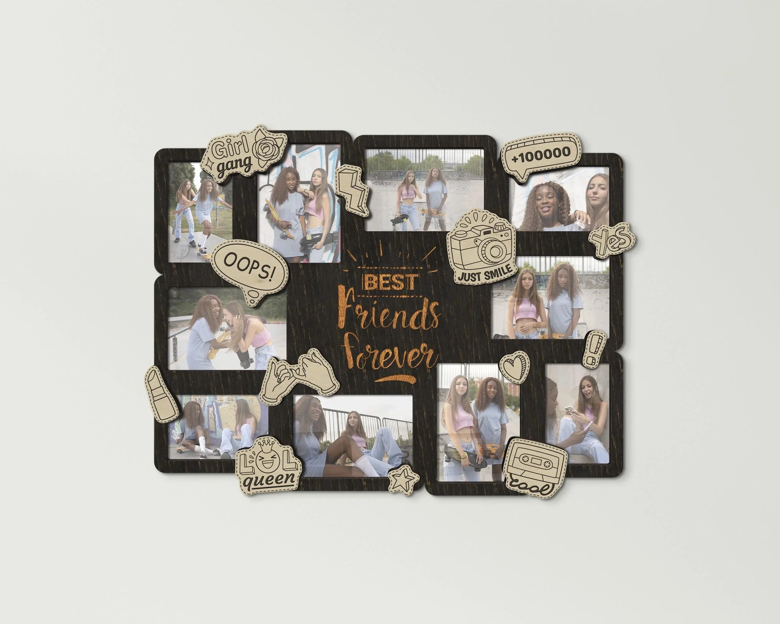 Personalized Friendship Picture Frame Collage - The Frame Depot