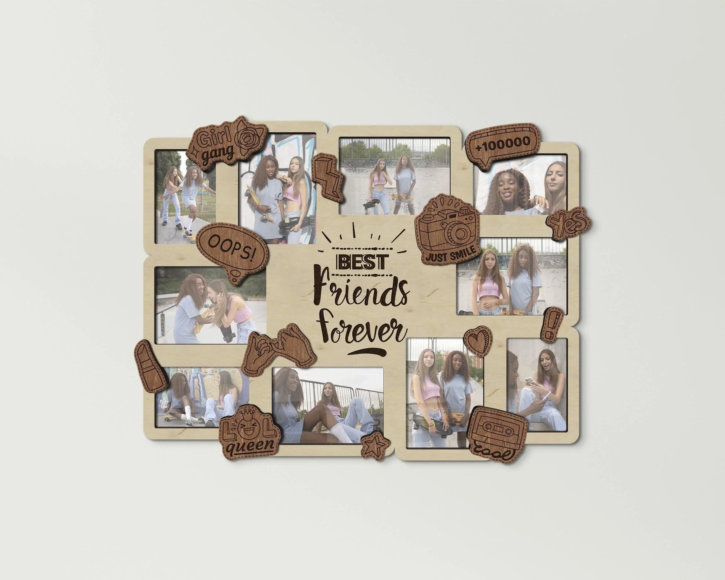 Personalized Friendship Picture Frame Collage - The Frame Depot