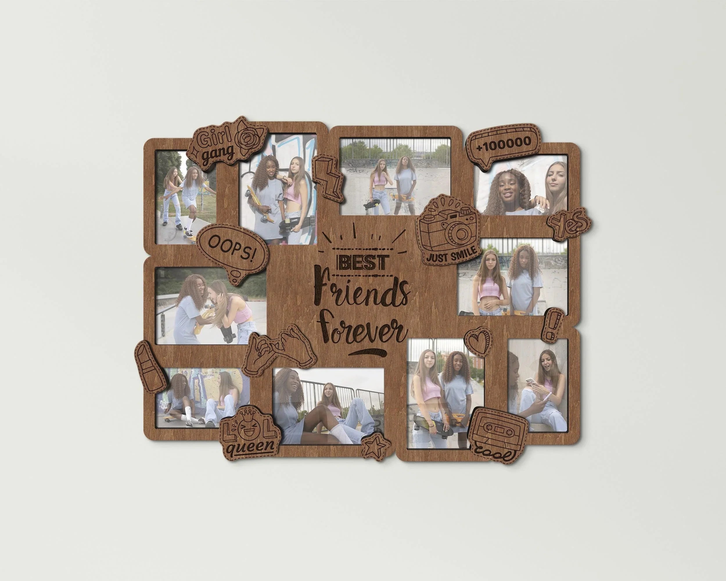 Personalized Friendship Picture Frame Collage - The Frame Depot