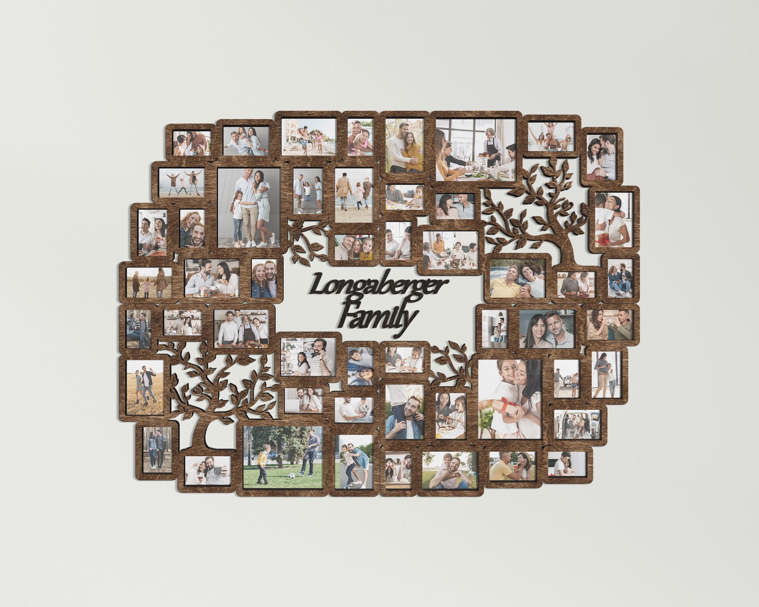 Personalized photo collage | Custom family tree | Large picture frame collage - The Frame Depot