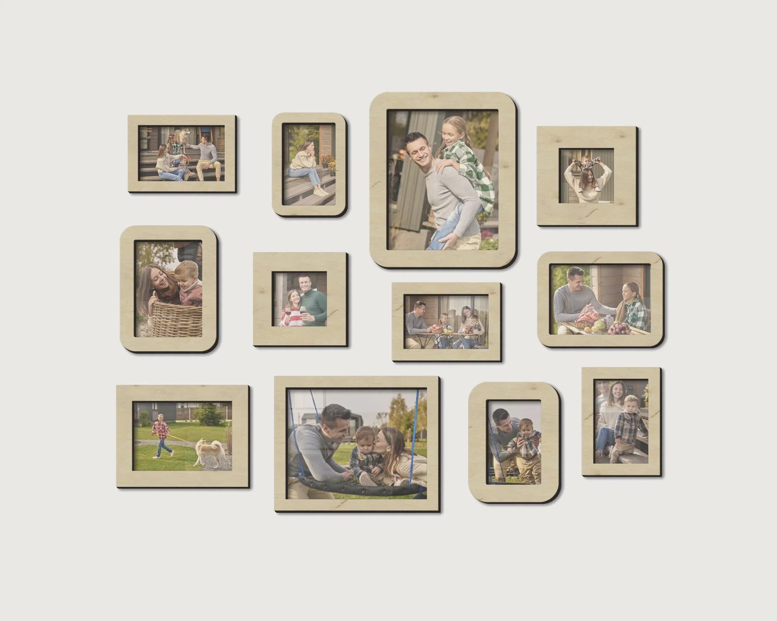 Custom Gallery Wall Frames | Photo Frame Collage | 12 piece Picture Frame Set - The Frame Depot