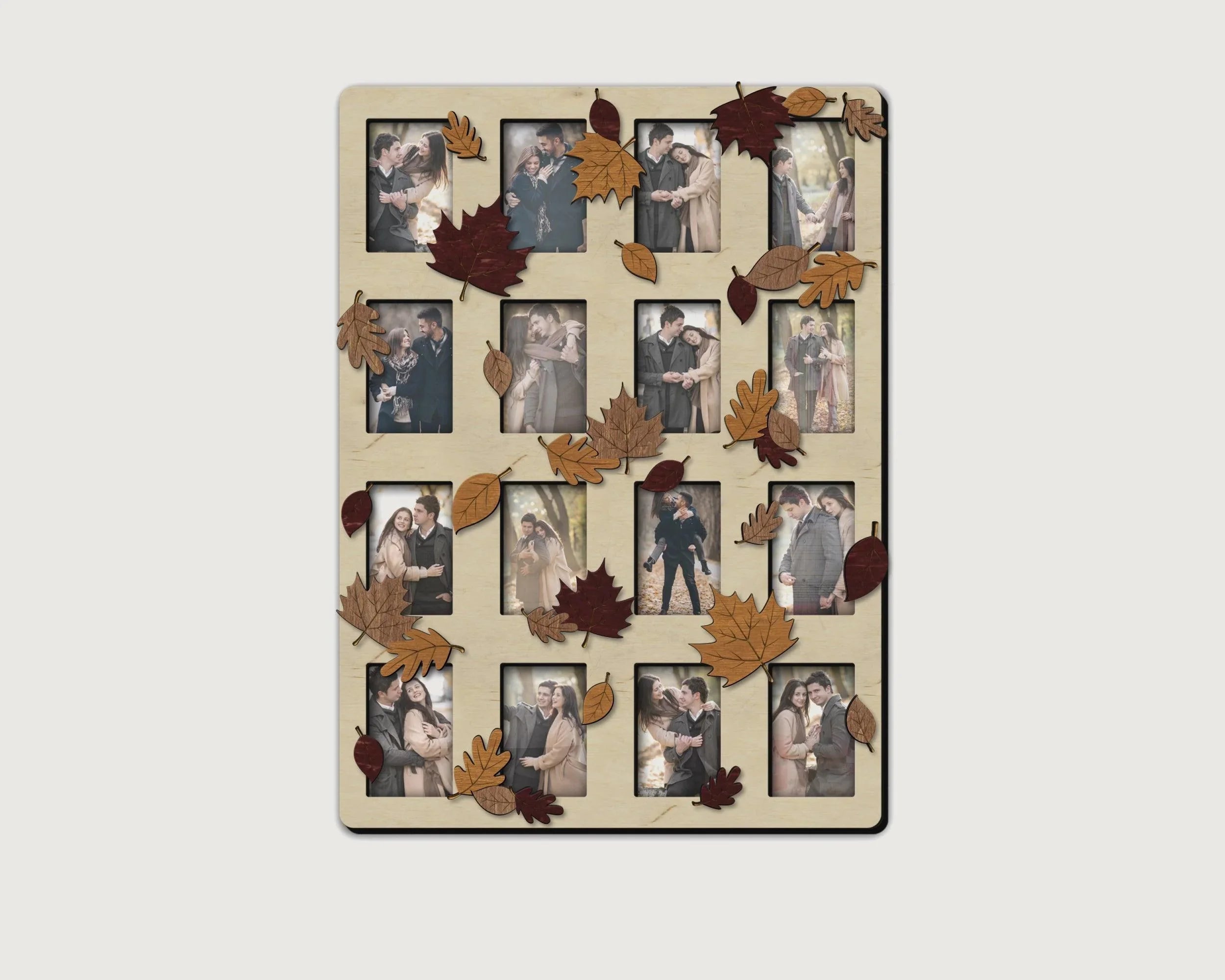 Autumn Picture Frame | Photo Frame Collage with Fall Leaves - The Frame Depot