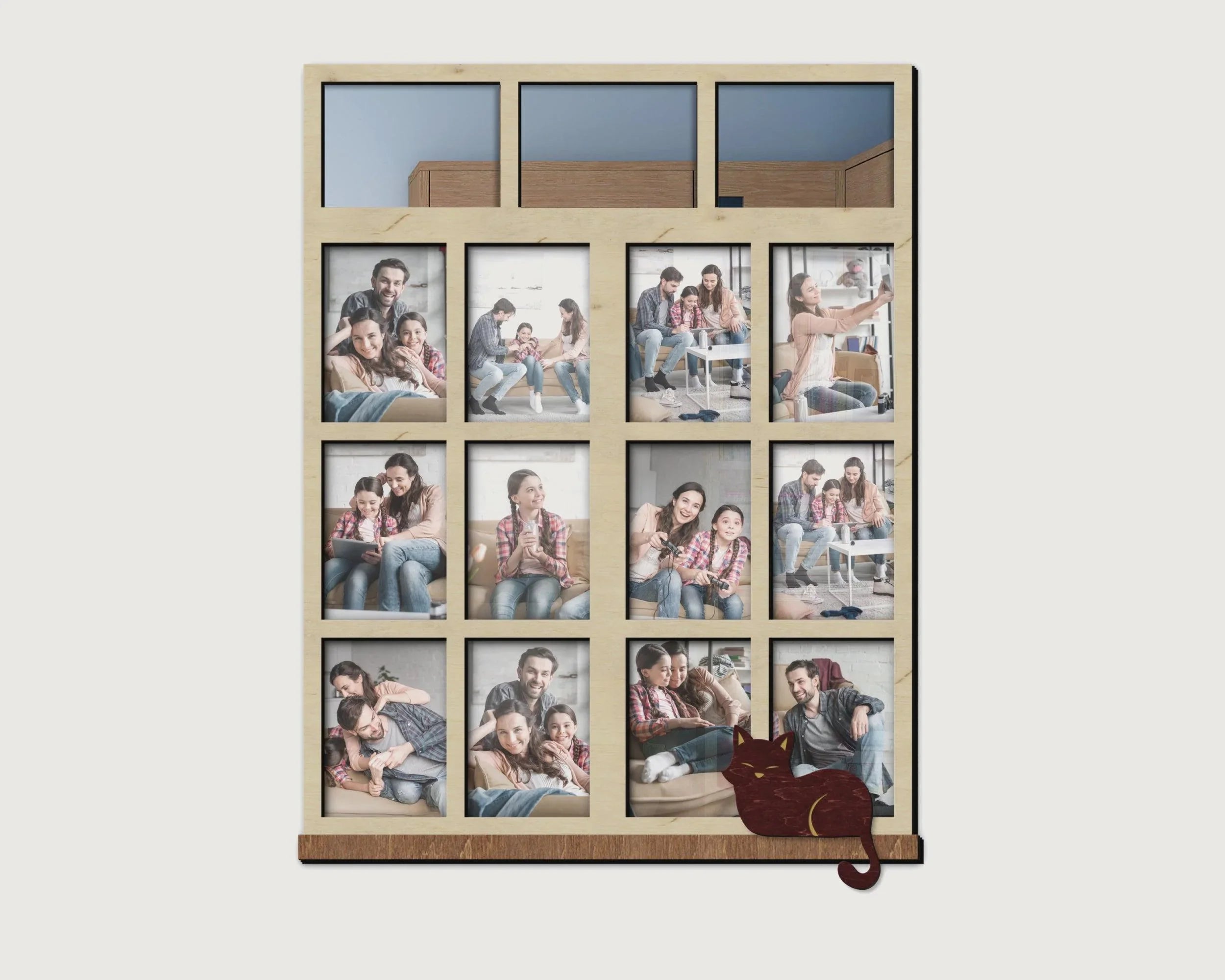 Rustic Window Frame Collage | Picture Frames - The Frame Depot