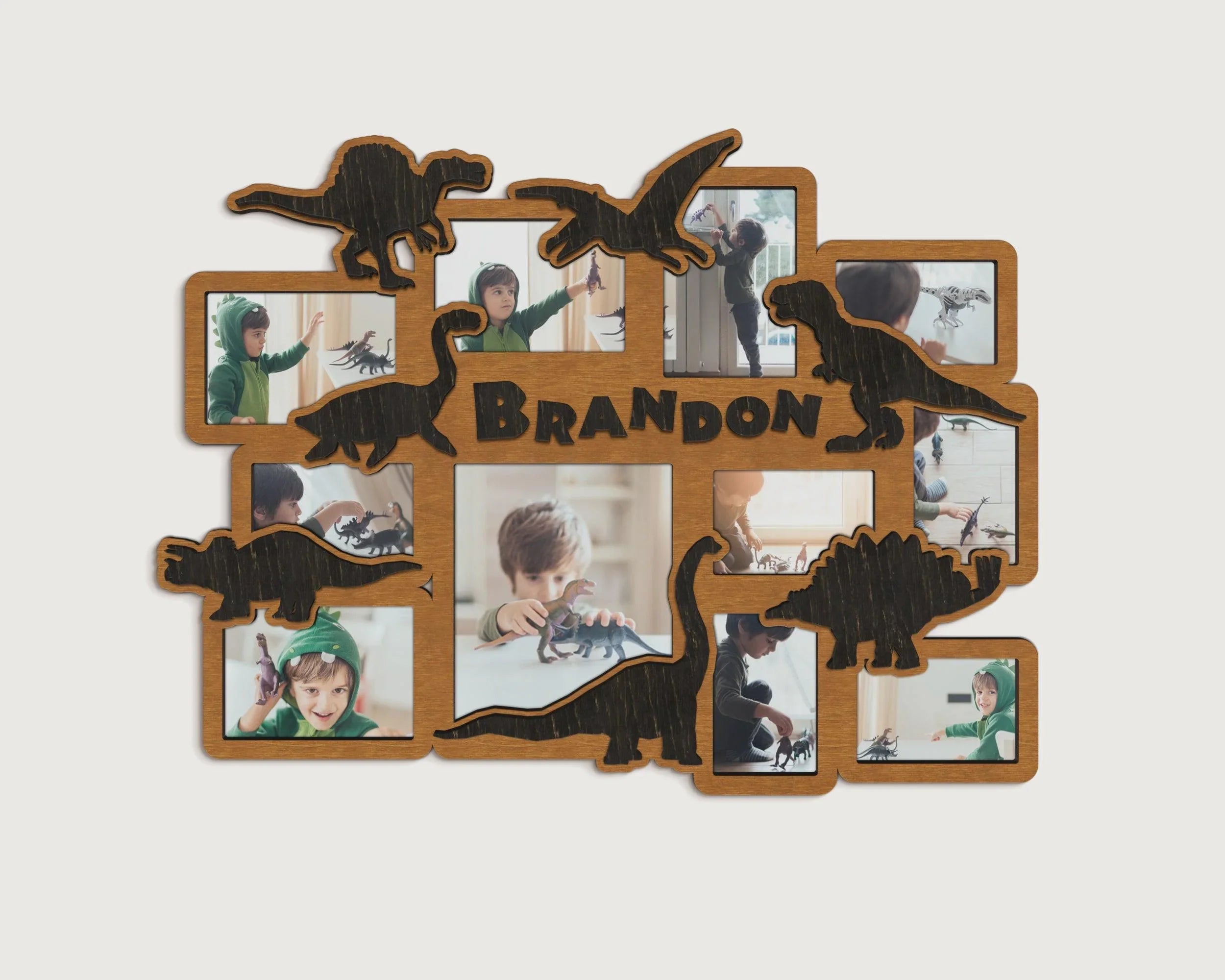 Dinosaur Picture Frame Collage | Kids Room Decor - The Frame Depot