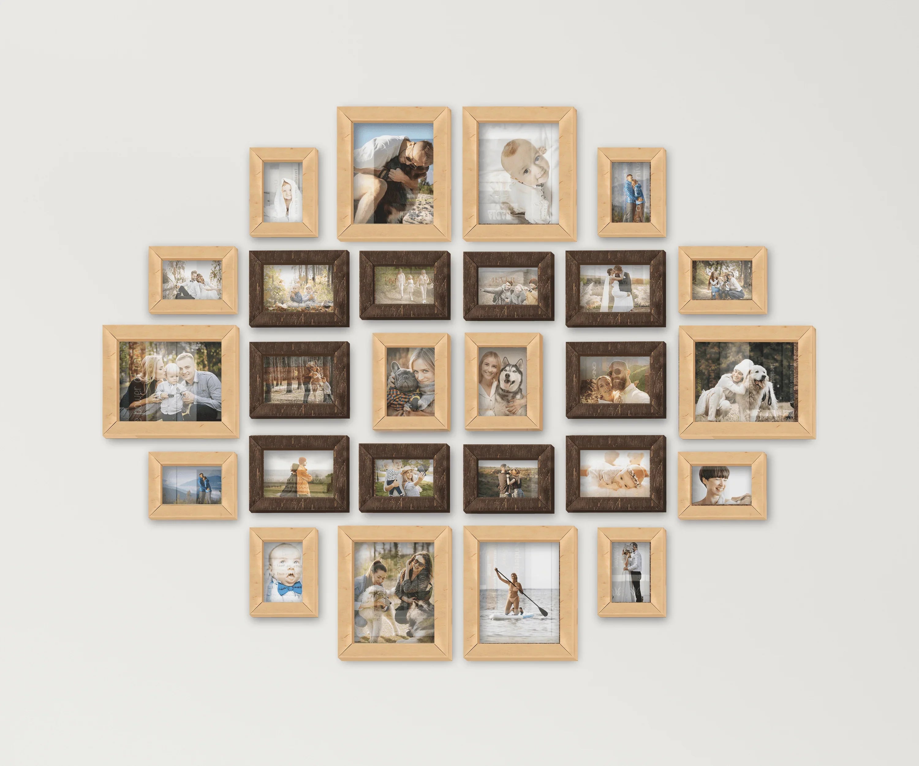 Extra Large Wall Art Gallery | Split Photo Frame Set | Picture Frames - The Frame Depot