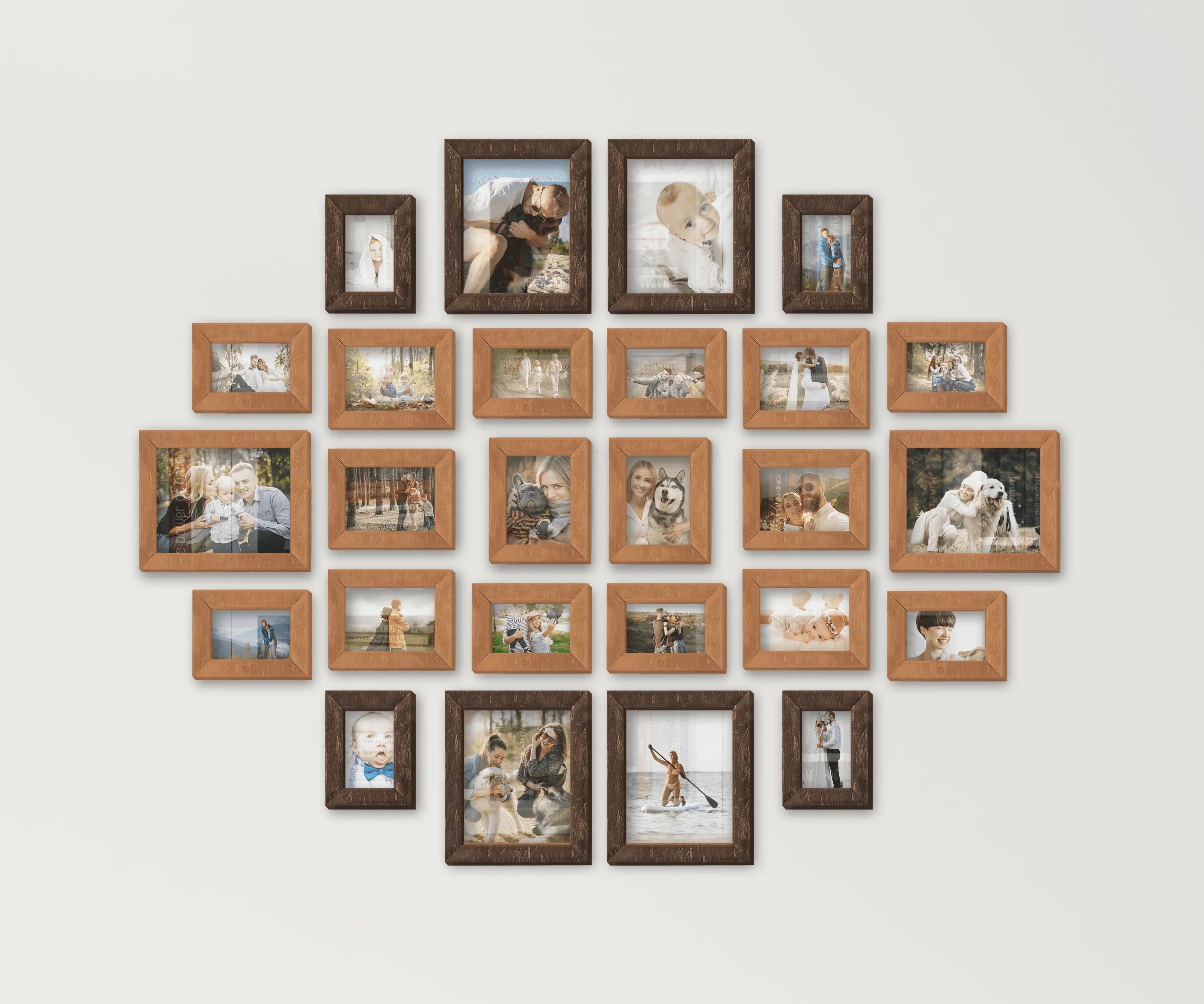 Extra Large Wall Art Gallery | Split Photo Frame Set | Picture Frames - The Frame Depot