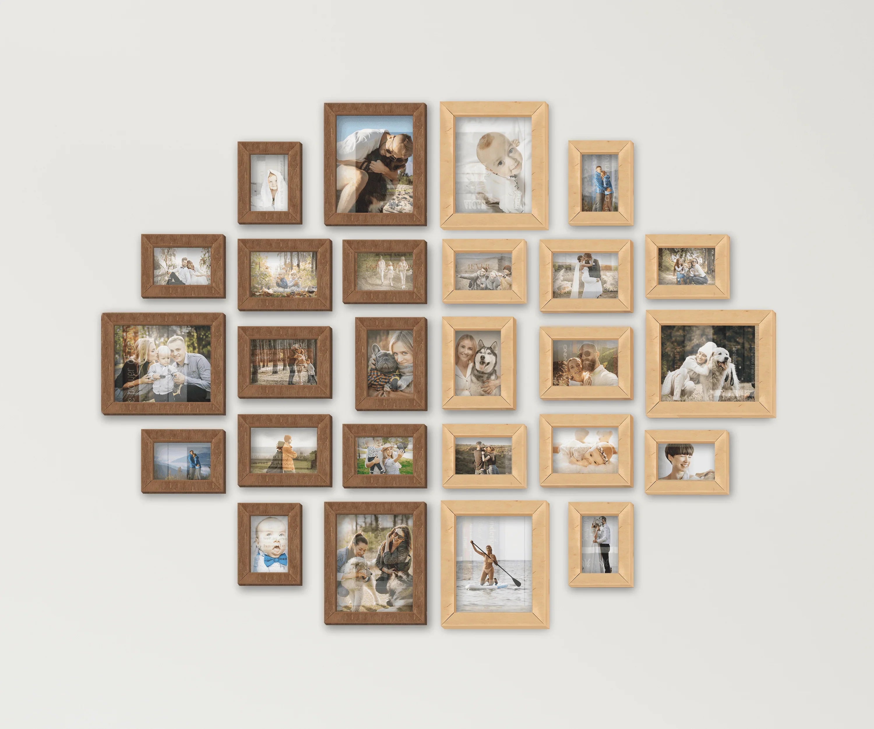 Extra Large Wall Art Gallery | Split Photo Frame Set | Picture Frames - The Frame Depot