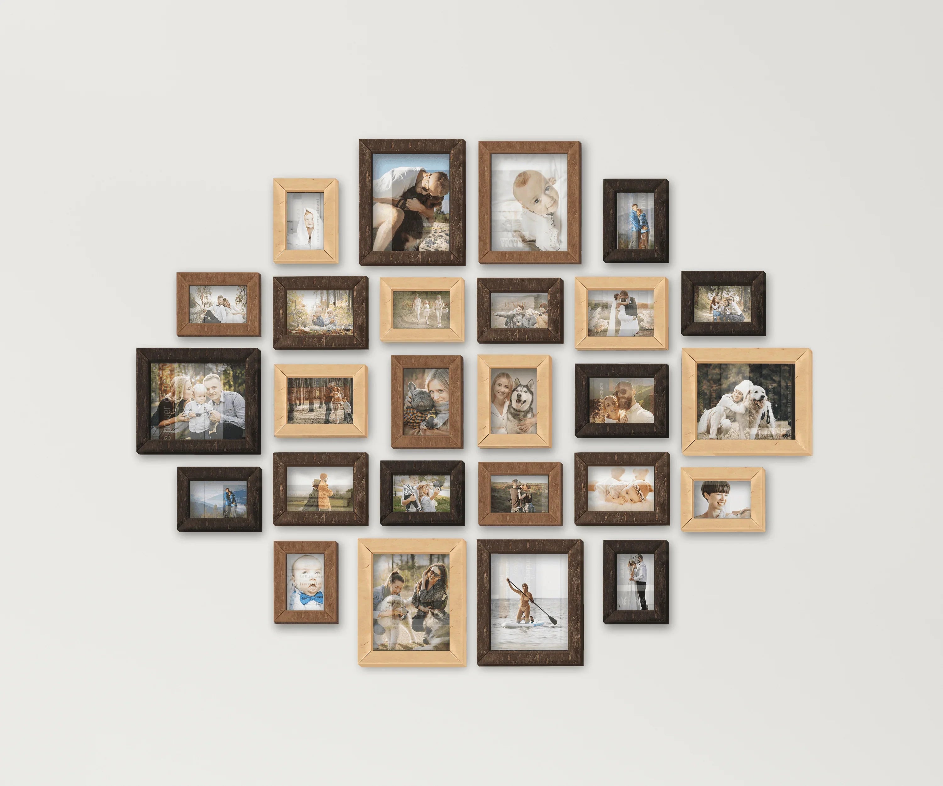 Extra Large Wall Art Gallery | Split Photo Frame Set | Picture Frames - The Frame Depot